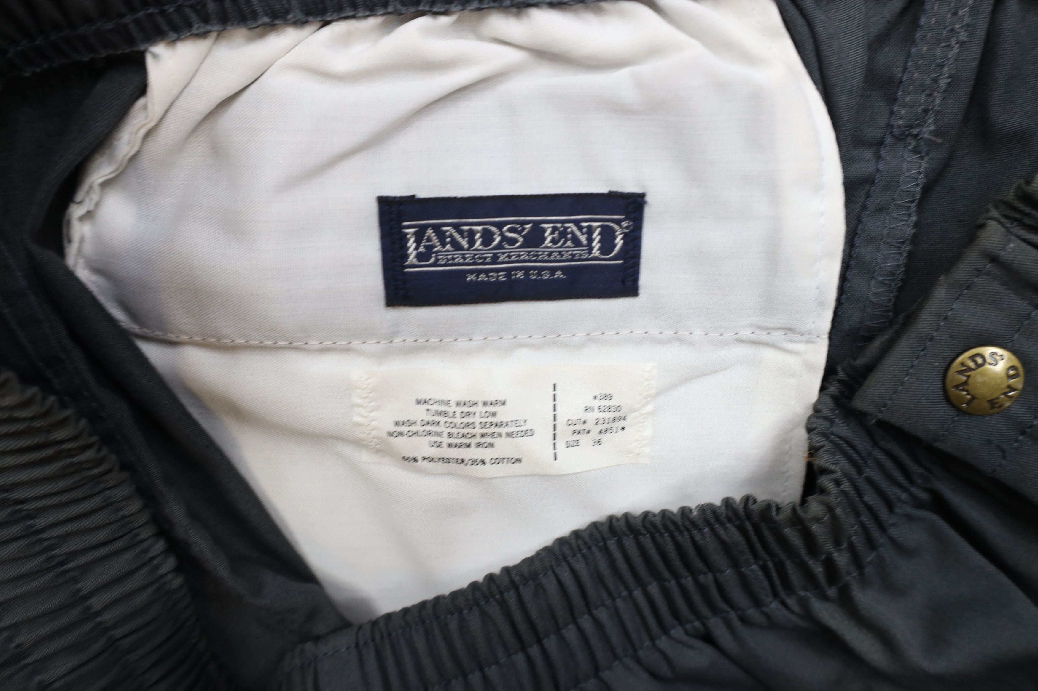 Lands' End × Vintage Deadstock Vintage 70s Lands End Pants Trousers Gray USA Size US 36 / EU 52 - 9 Thumbnail