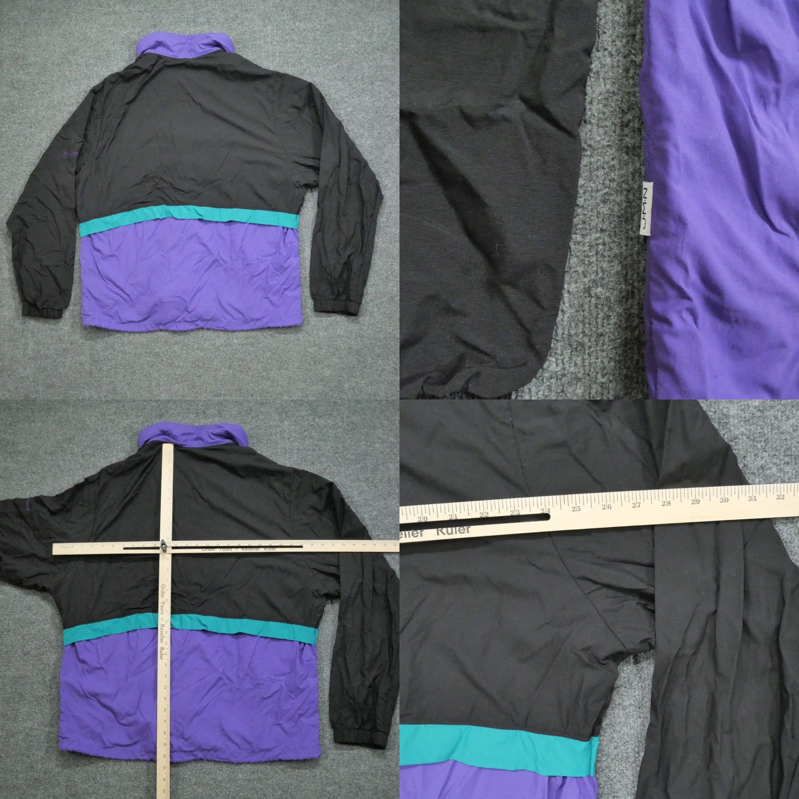Vintage VINTAGE Jammin Jacket Windbreaker Mens XL Black 90s Windbreaker Logo Jammin Jacket Mens XL Black 90s Size US XL / EU 56 / 4 - 8 Thumbnail