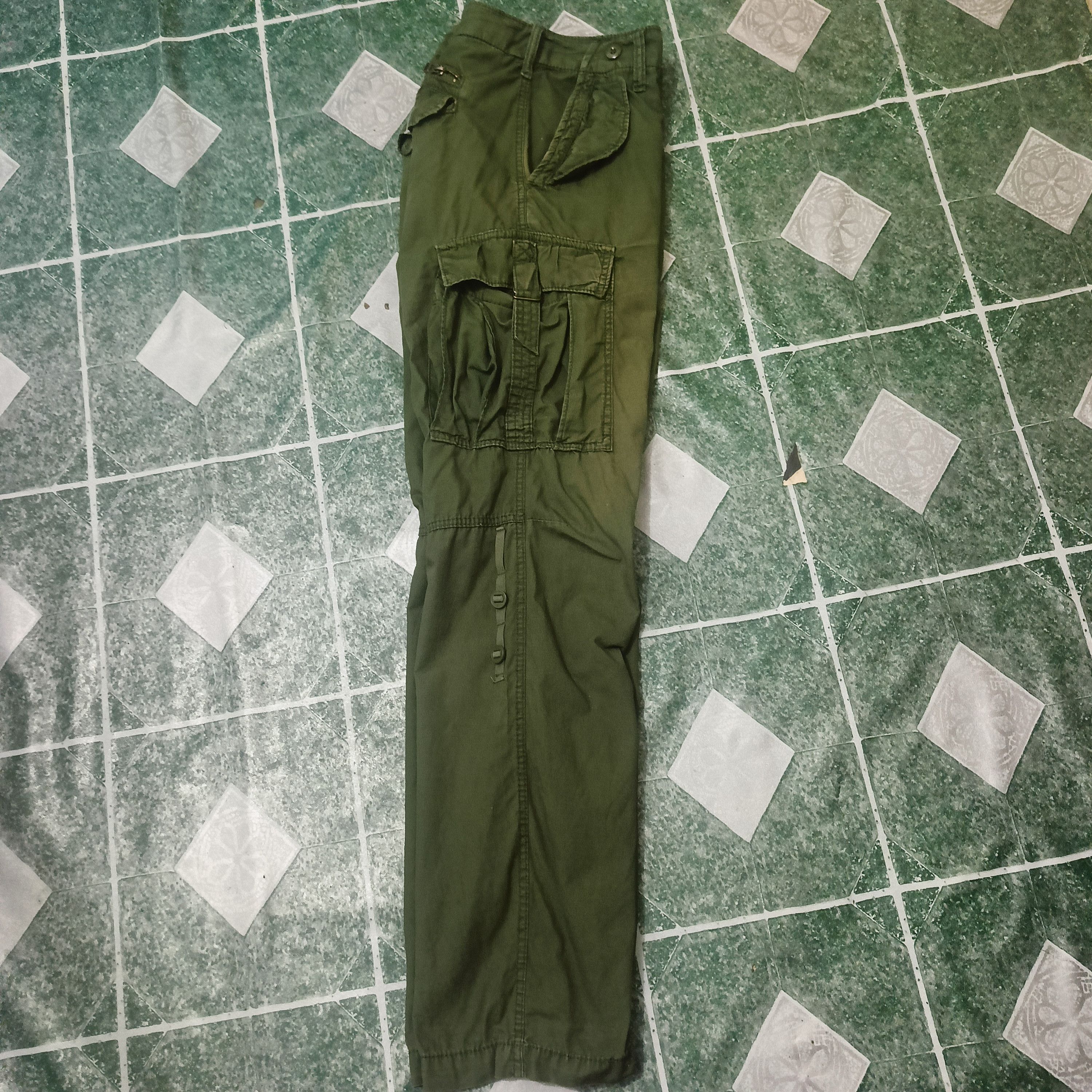 Japanese Brand Vintage Military Bondage Cargo Pants Size US 32 / EU 48 - 15 Thumbnail