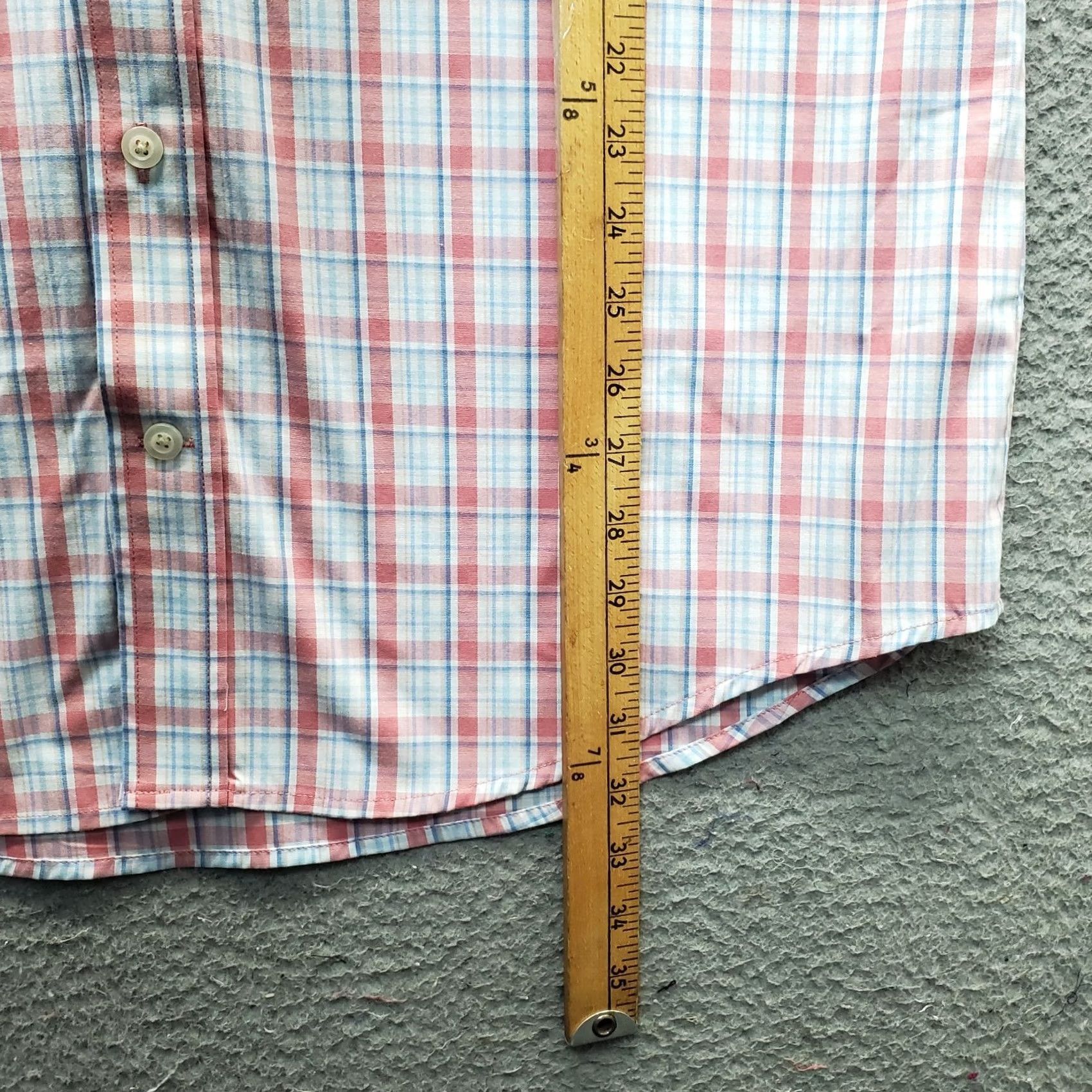 Izod IZOD Performance Shirt Mens LT Multicolor Plaid Classic Fit Wrinkle Free Size US L / EU 52-54 / 3 - 3 Thumbnail