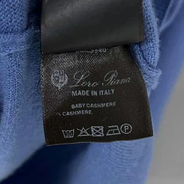 Loro Piana Loro Piana baby cashmere solid knit top Size US L / EU 52-54 / 3 - 4 Thumbnail