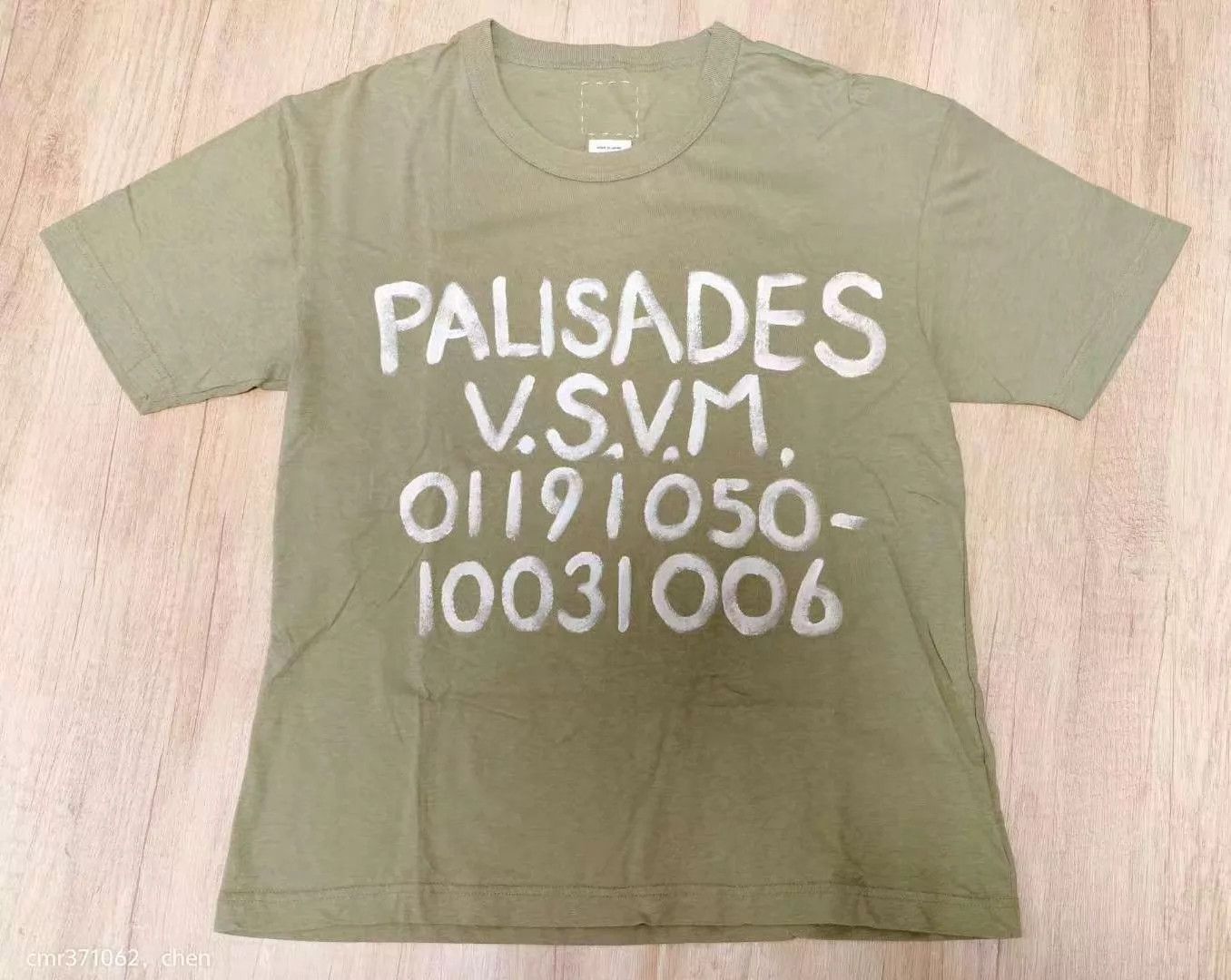 Visvim visvim 19ss jumbo tee palisades hand-painted lt green 1 Size US S / EU 44-46 / 1 - 1 Thumbnail