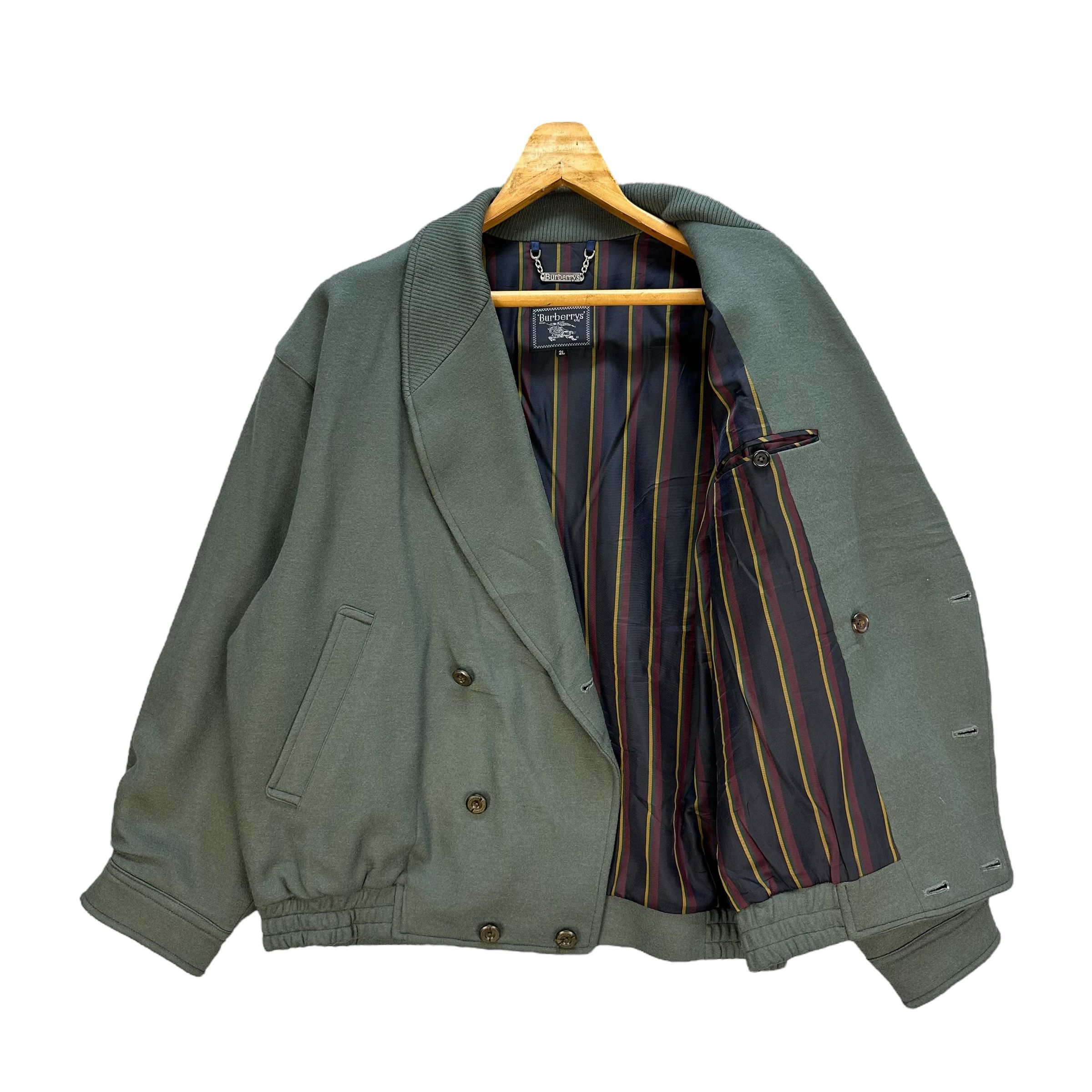 Burberry BURBERRYS Double Breasted Wool Jacket #A18-0424 Size US XL / EU 56 / 4 - 8 Thumbnail