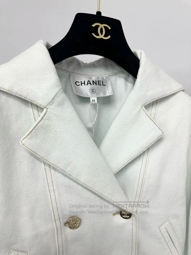 Chanel Chanel 24M beach series light blue denim jacket Size XXS / US 00 / IT 34 - 3 Thumbnail