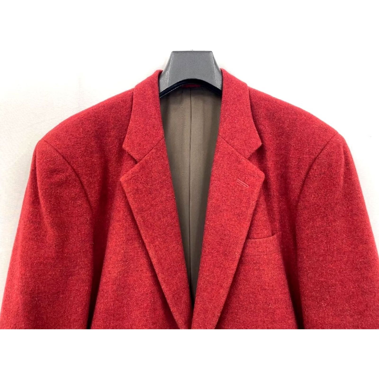 Issey Miyake ISSEY MIYAKE Men's Wool Jacket Size L Red Button Solid USED Size US L / EU 52-54 / 3 - 4 Thumbnail