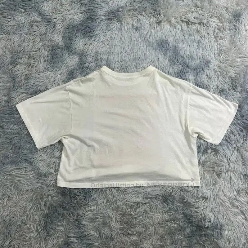 Miu Miu Miu Miu White Cotton Cropped T-Shirt . Size M / US 6-8 / IT 42-44 - 2 Thumbnail