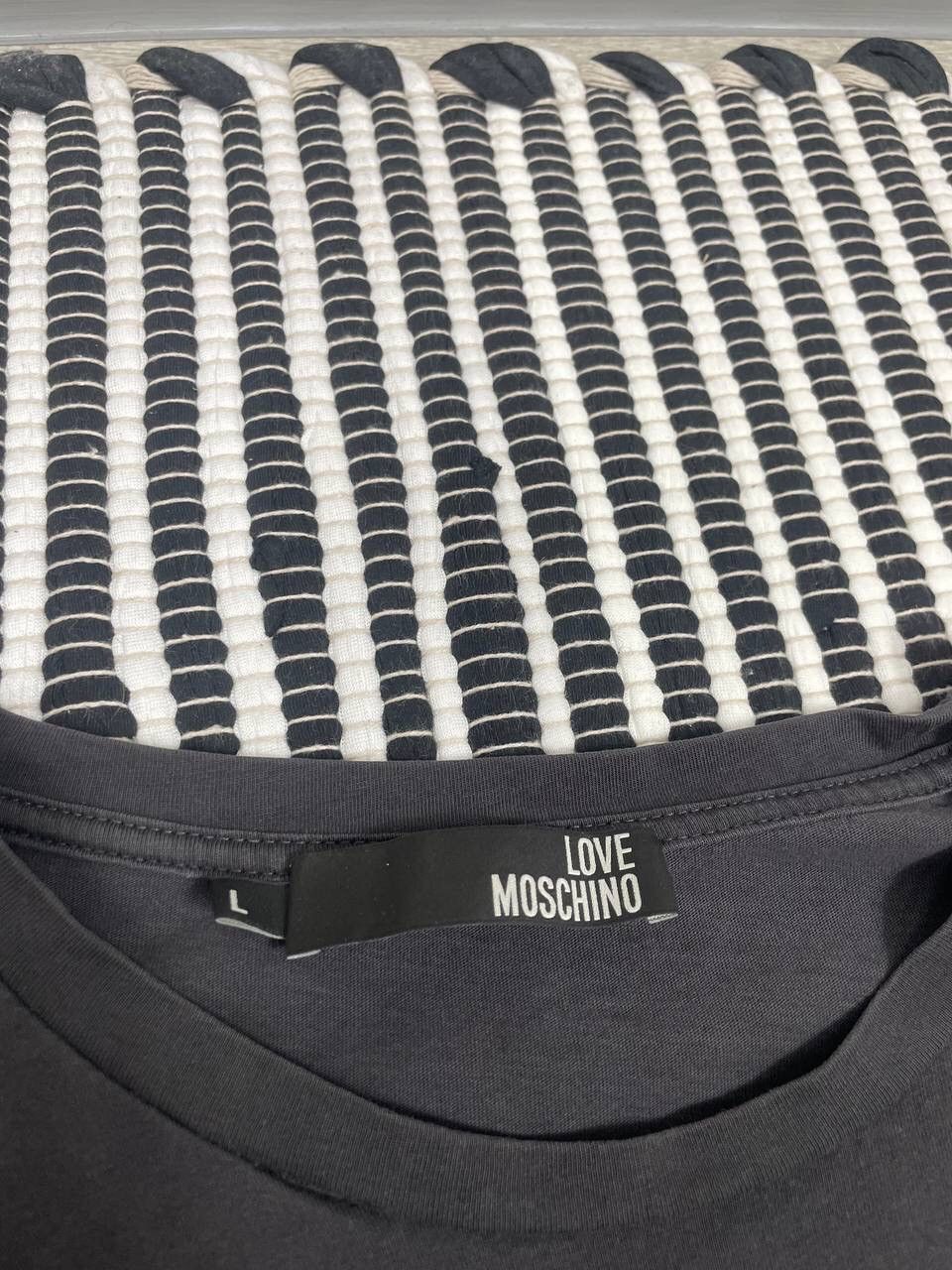 Moschino Love Moschino Big Logo Long Sleeve Shirt Y2K Size US L / EU 52-54 / 3 - 4 Thumbnail