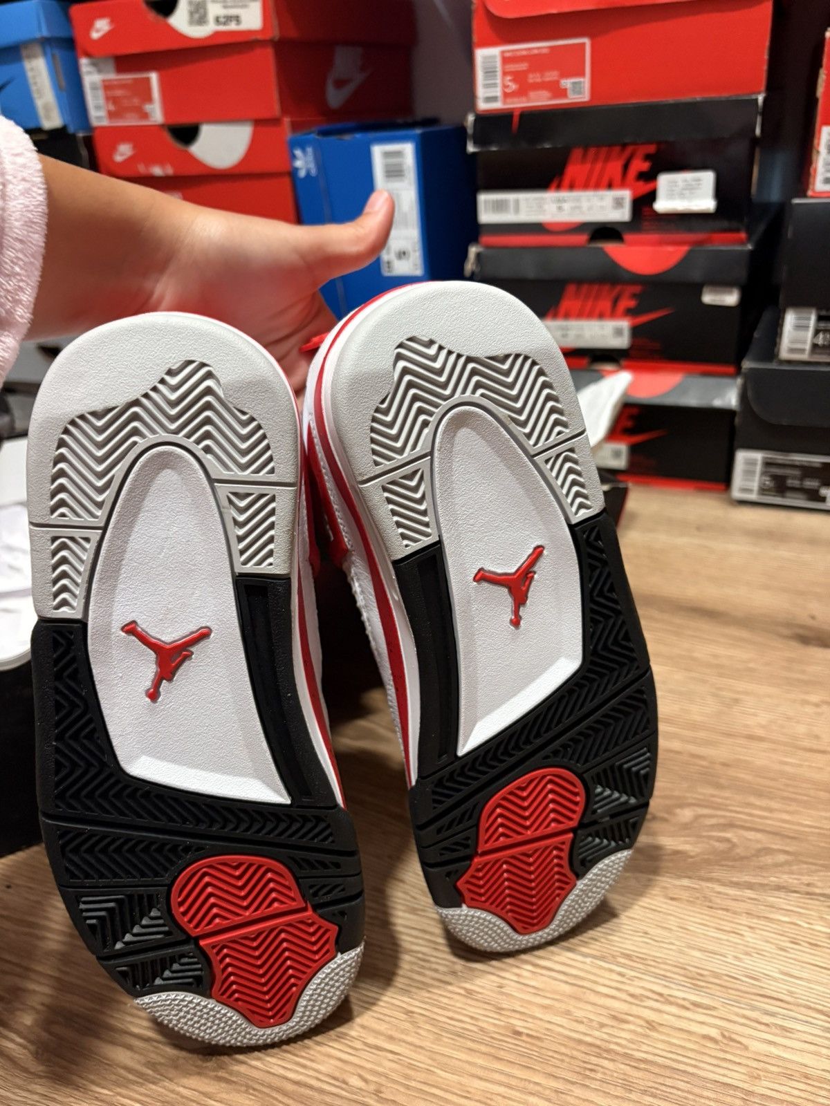 Jordan Brand Jordan 4 red cement Size US 5.5 / EU 38 - 5 Thumbnail