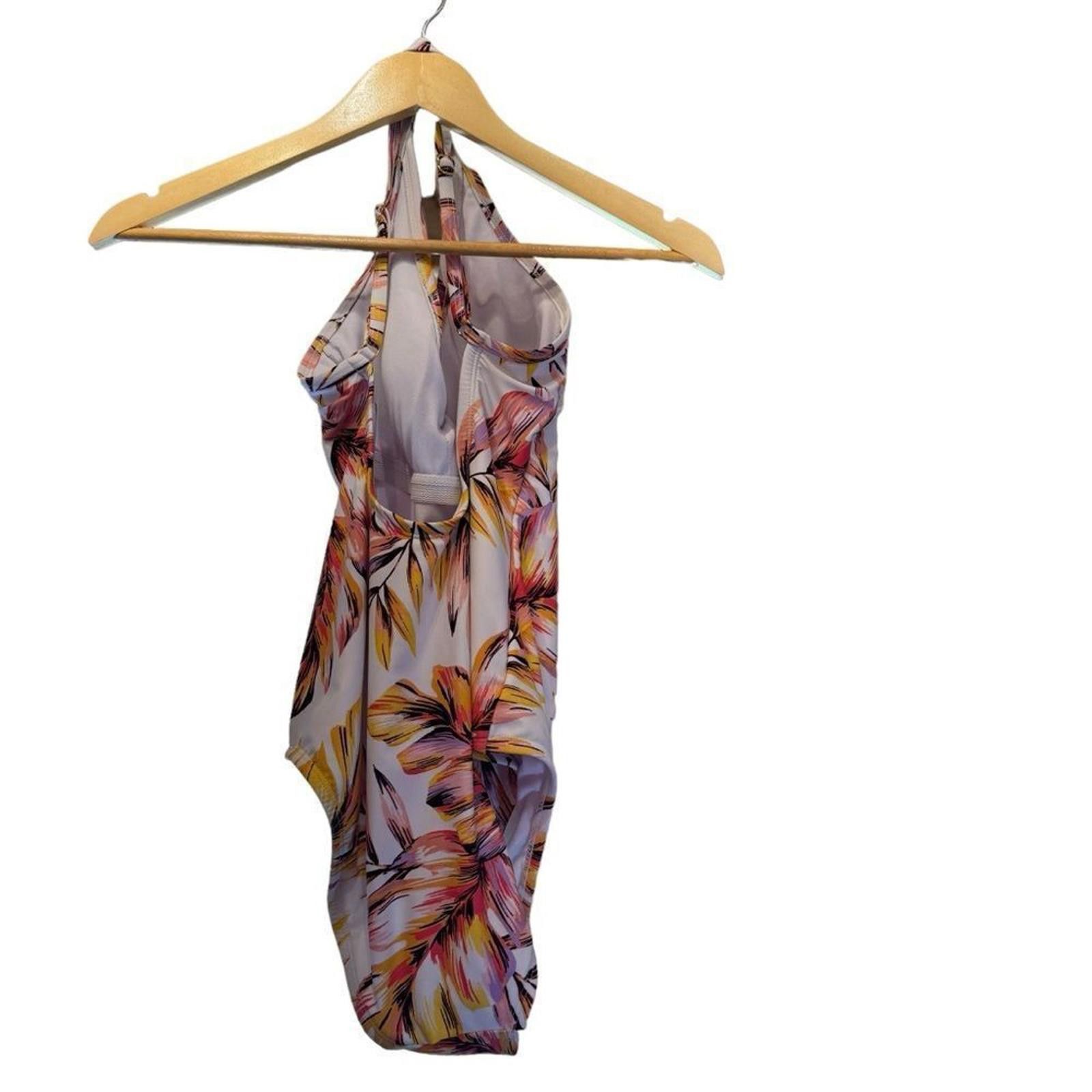Designer Kona Sol One Piece. Floral V Neck Strappy. Size Small. Size ONE SIZE - 9 Thumbnail