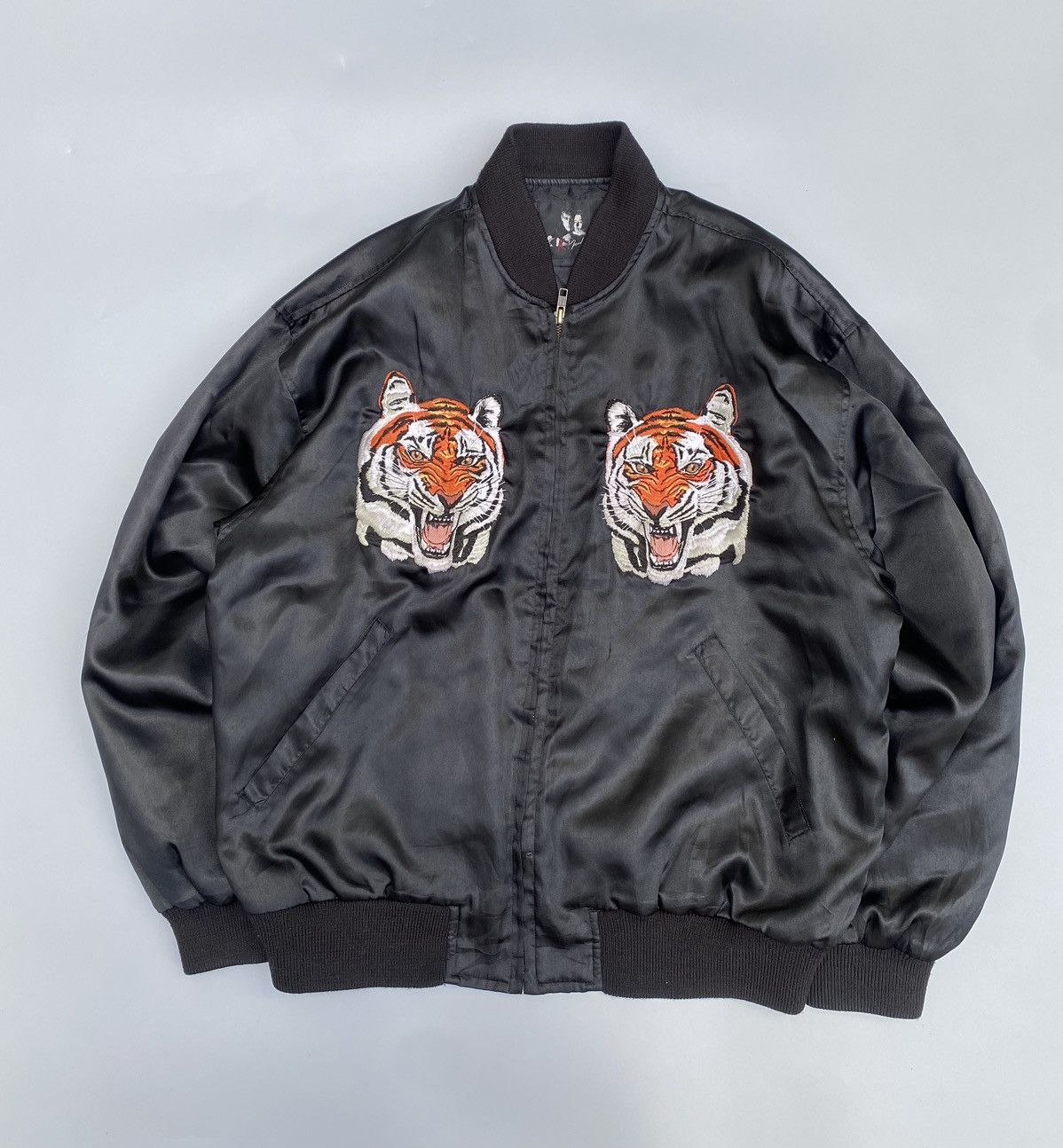 Japanese Brand 1980s Archive K. Yoshihiro Sukajan Jacket- “ Tiger” Size US L / EU 52-54 / 3 - 2 Thumbnail