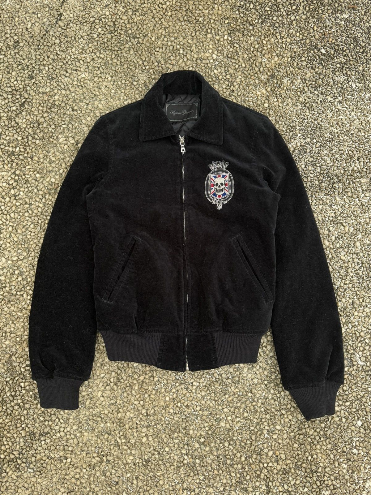 Hysteric Glamour Hysteric Glamour Embroidered Velour Zip-up Bomber Size M / US 6-8 / IT 42-44 - 2 Thumbnail