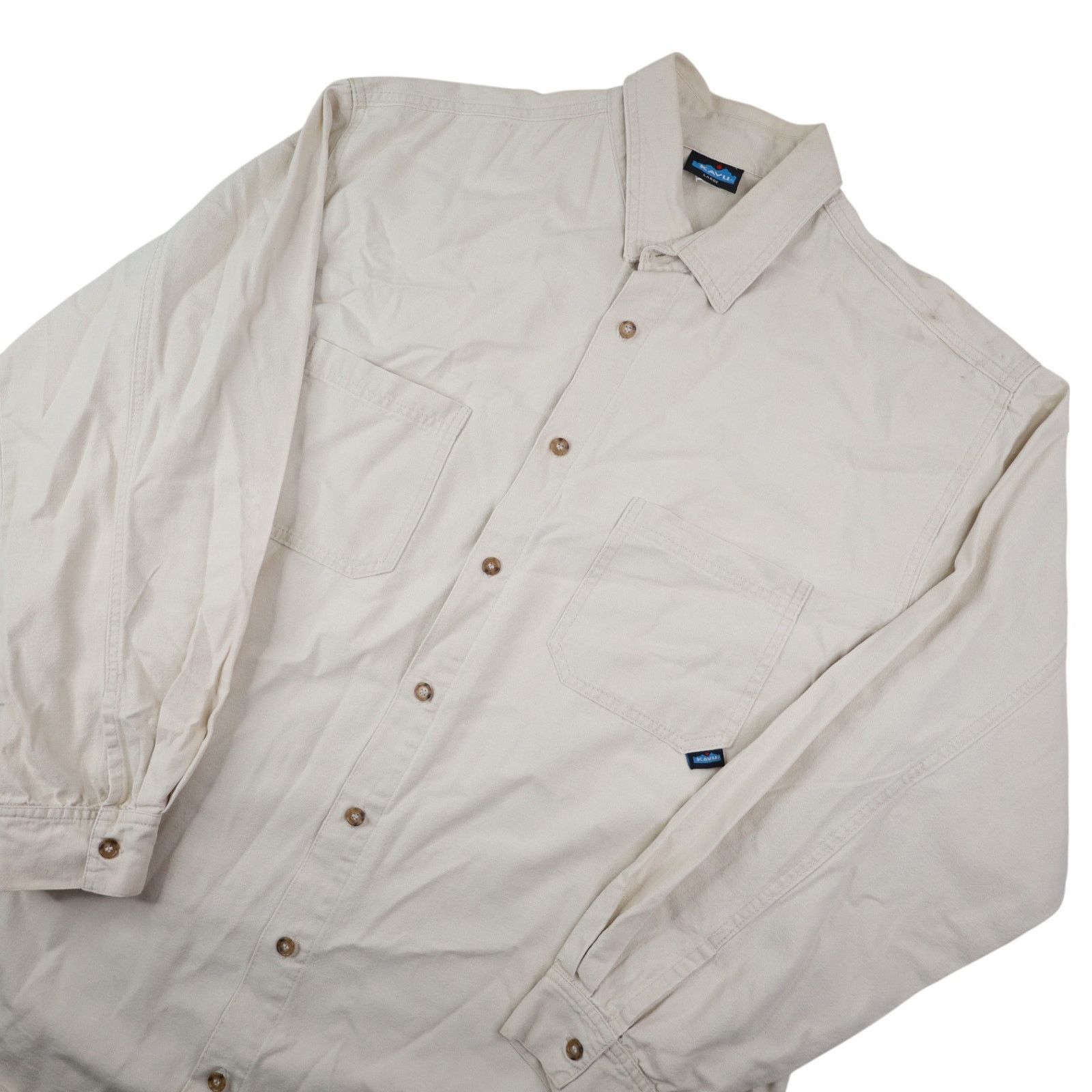 KAVU × Vintage Vintage Kavu Canvas Button Up Adventure Shirt Size US L / EU 52-54 / 3 - 2 Thumbnail