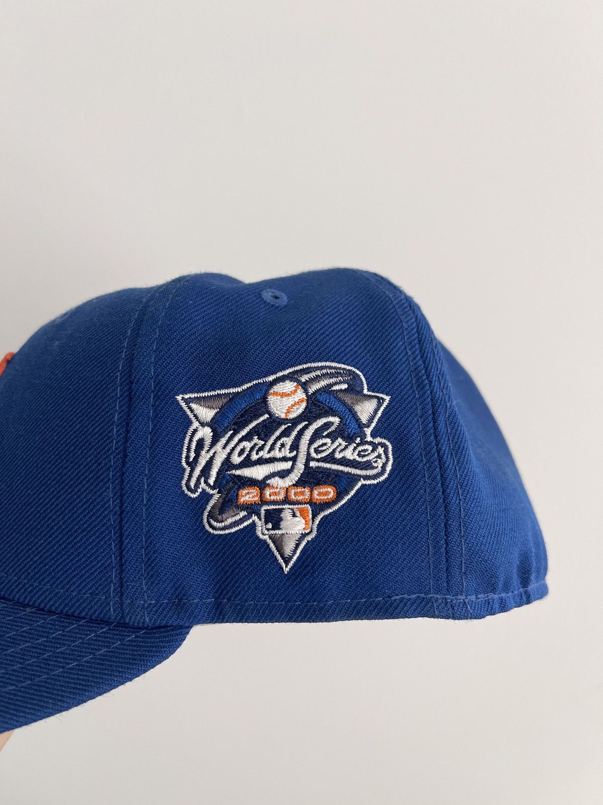 MLB STEAL! NEW YORK METS 2000 WORLD SERIES PATCH GAME HAT Size ONE SIZE - 4 Thumbnail