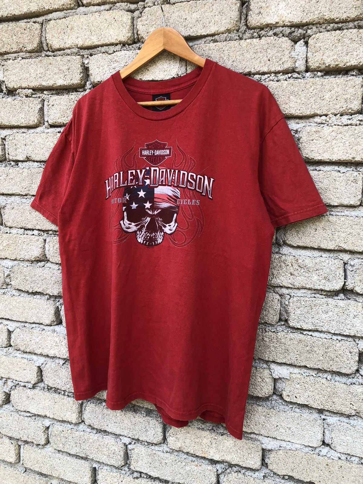 Harley Davidson Vintage Y2K Harley Davidson Of Atlanta Georgia Backhit Tee Size US XL / EU 56 / 4 - 3 Thumbnail