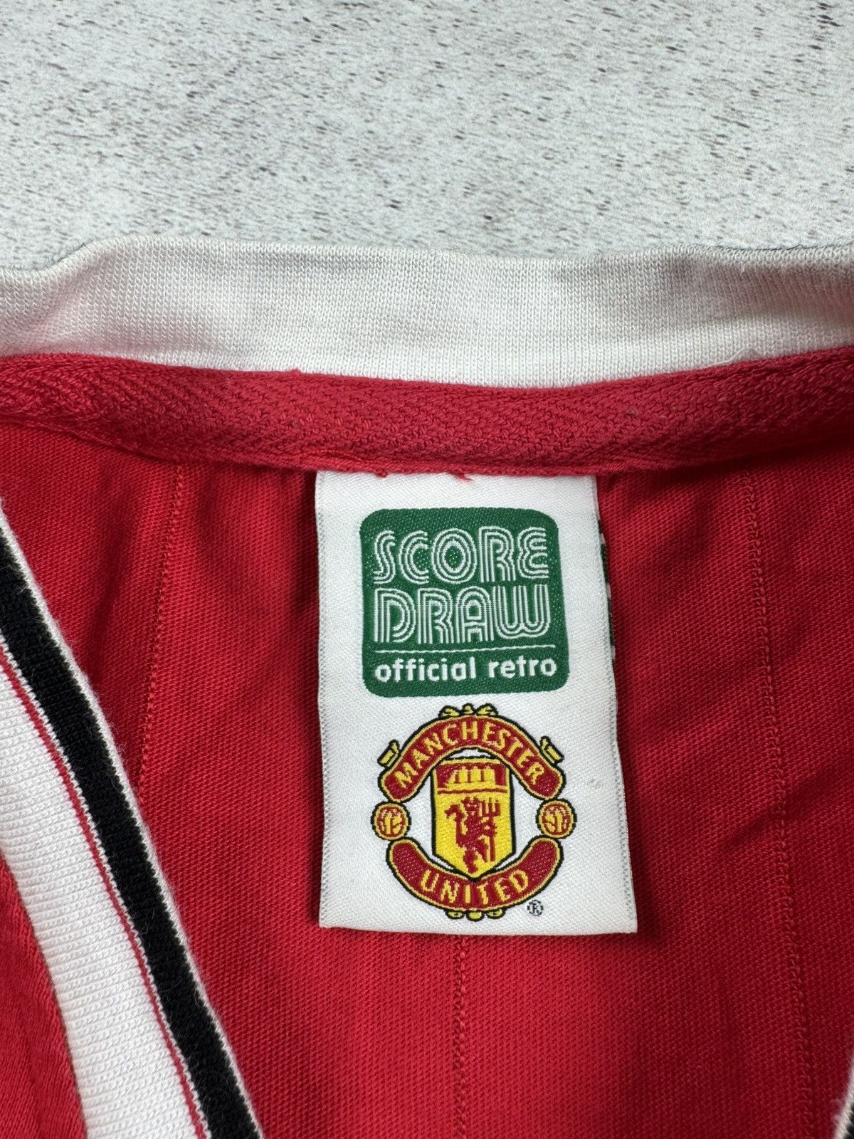 Vintage 80S Manchester United 1983 Cup Winners Score Draw T Shirt Size US S / EU 44-46 / 1 - 11 Thumbnail