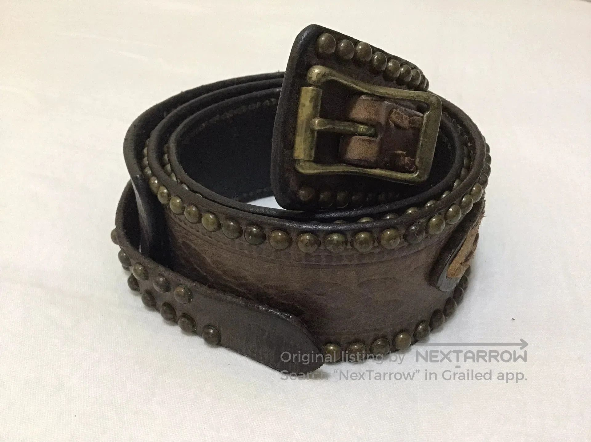 RRL Ralph Lauren RRL Double RL Brown Belt with Tags. Size ONE SIZE - 1 Thumbnail