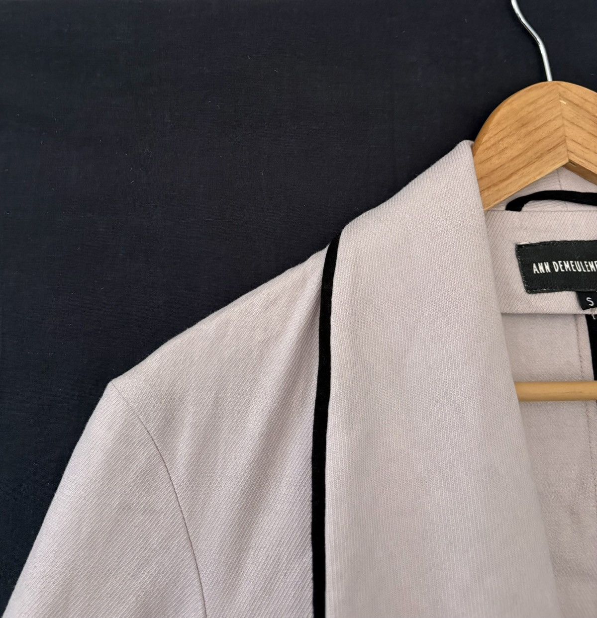Ann Demeulemeester 19ss linen blend double breasted coat Size US S / EU 44-46 / 1 - 5 Thumbnail