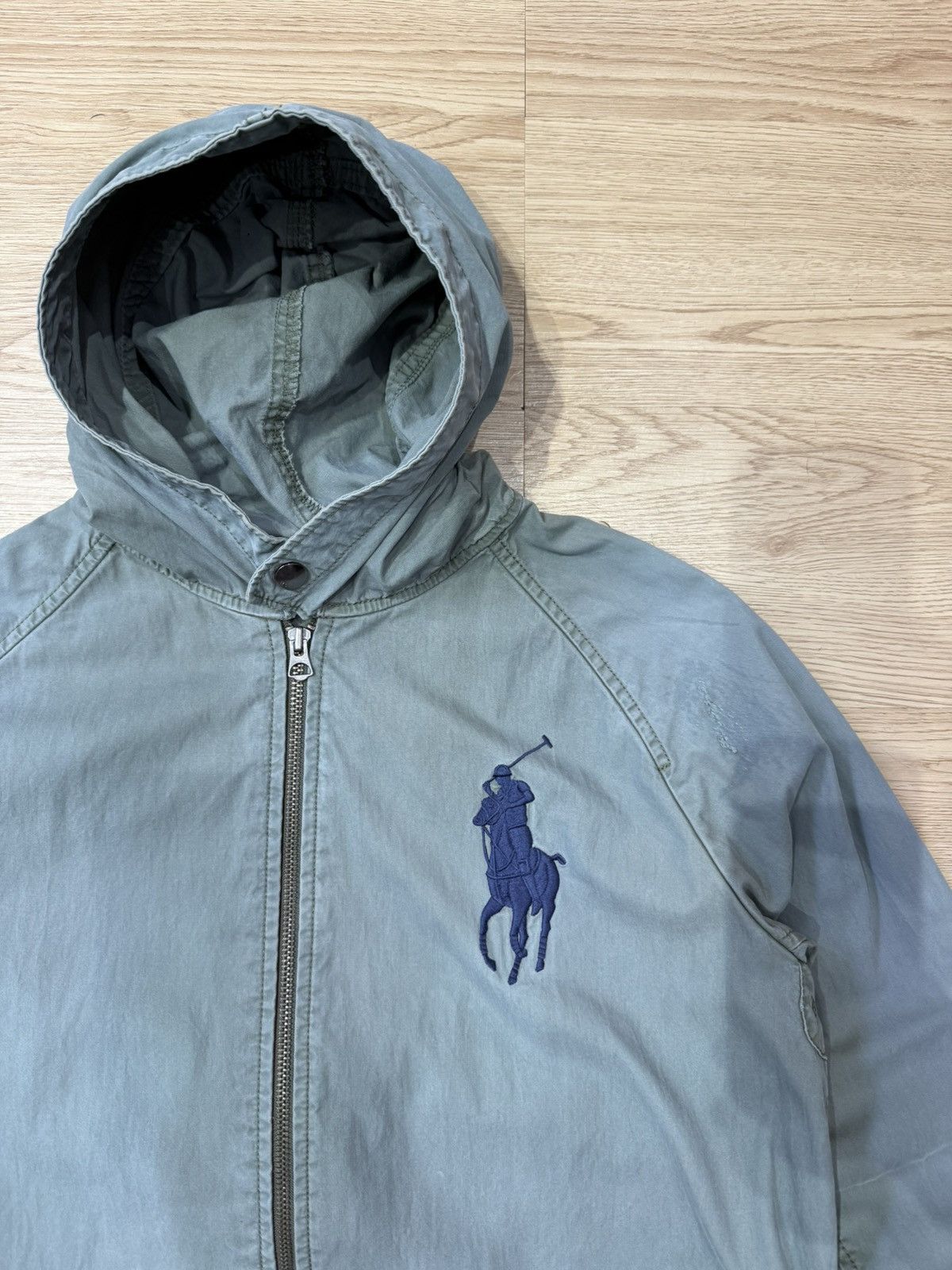 Polo Ralph Lauren 90’s POLO RARE MULTI LOGO ITALIAN RETRO ZIP Y2K HOODIE Size US M / EU 48-50 / 2 - 4 Thumbnail