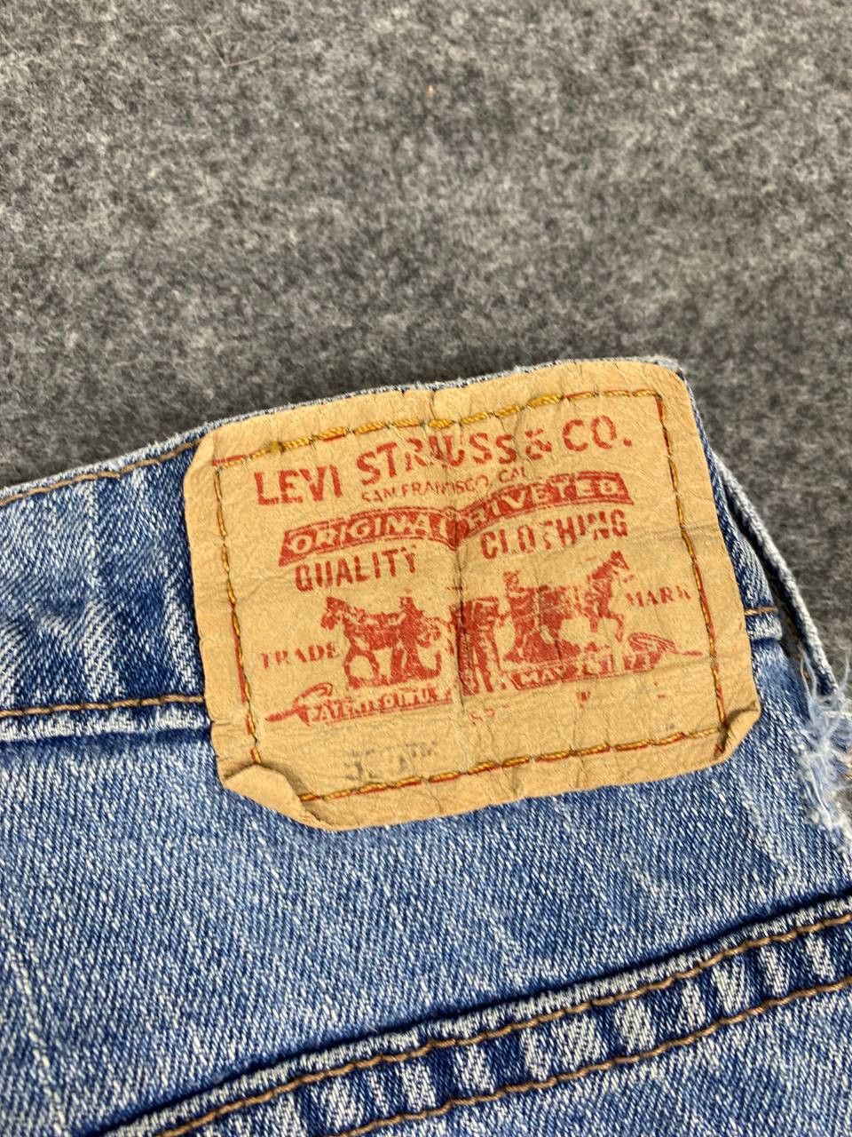 Levi's vintage levis 515 bootcut flare distressed denim Size US 33 - 5 Thumbnail