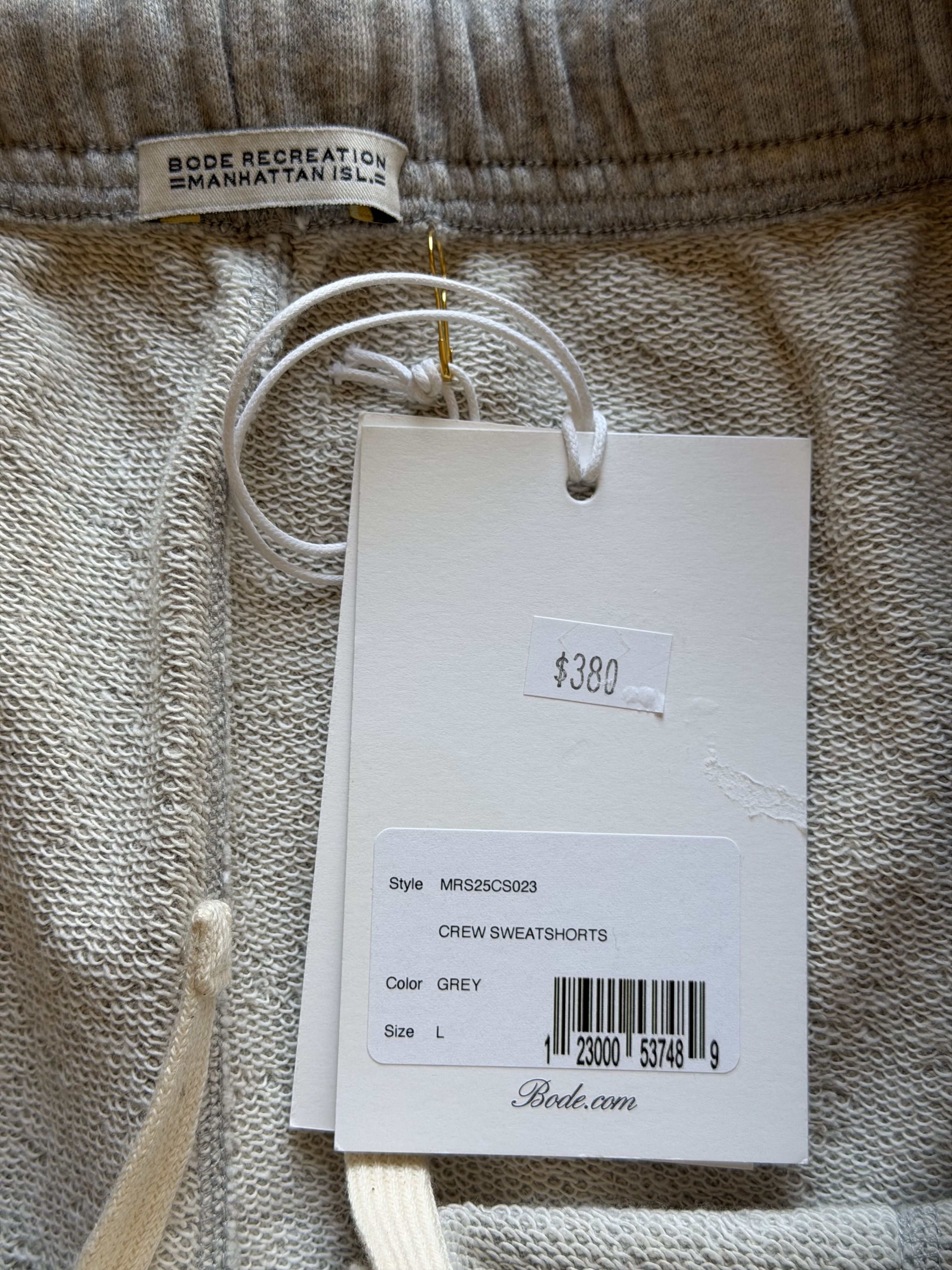 Bode Bode Crew Sweatshorts in Gray Size US 34 / EU 50 - 6 Thumbnail