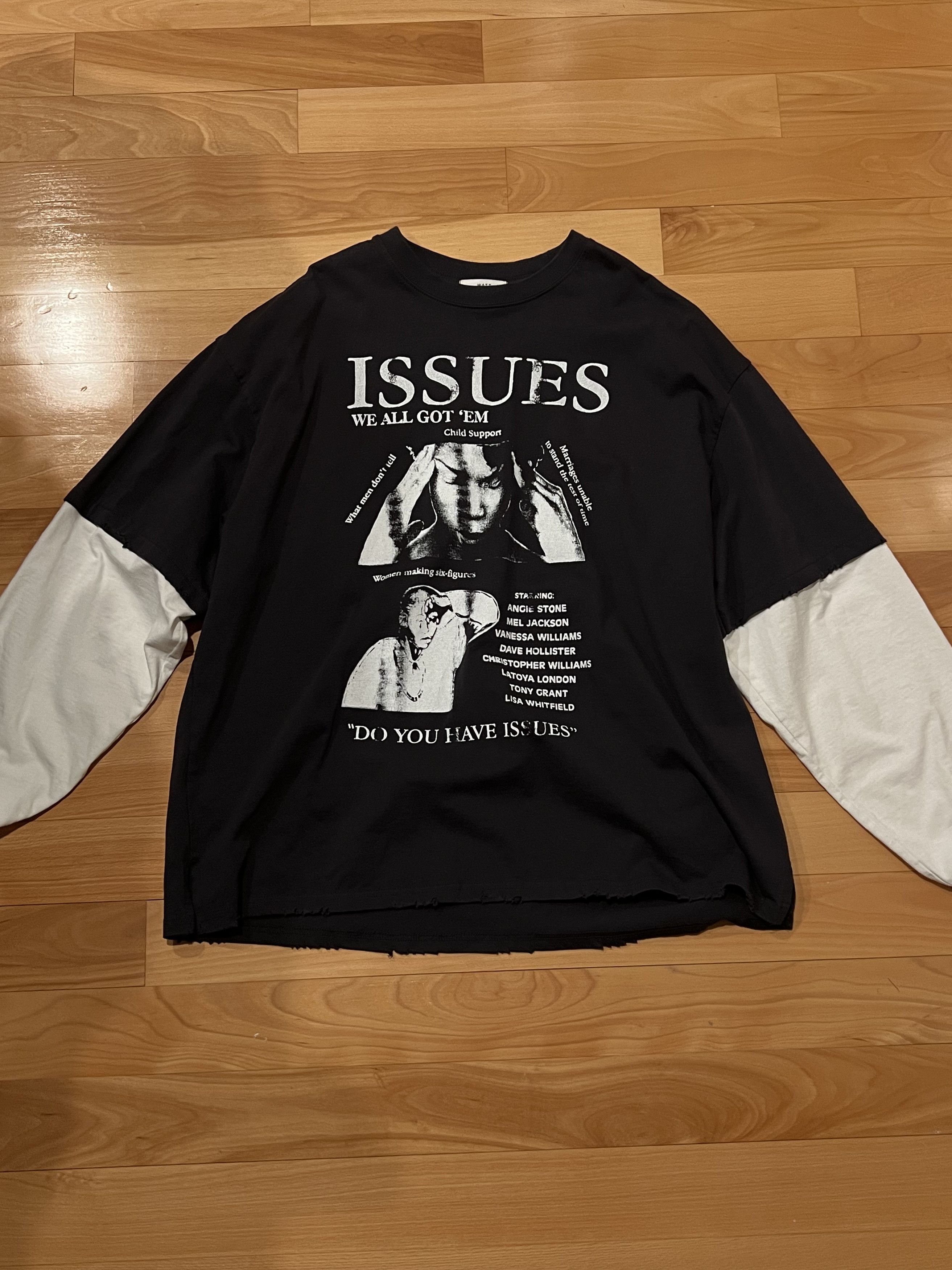 Other ISSUES WE ALL GOT 'EM Double Layered Y2K Streetwear Size US L / EU 52-54 / 3 - 2 Thumbnail
