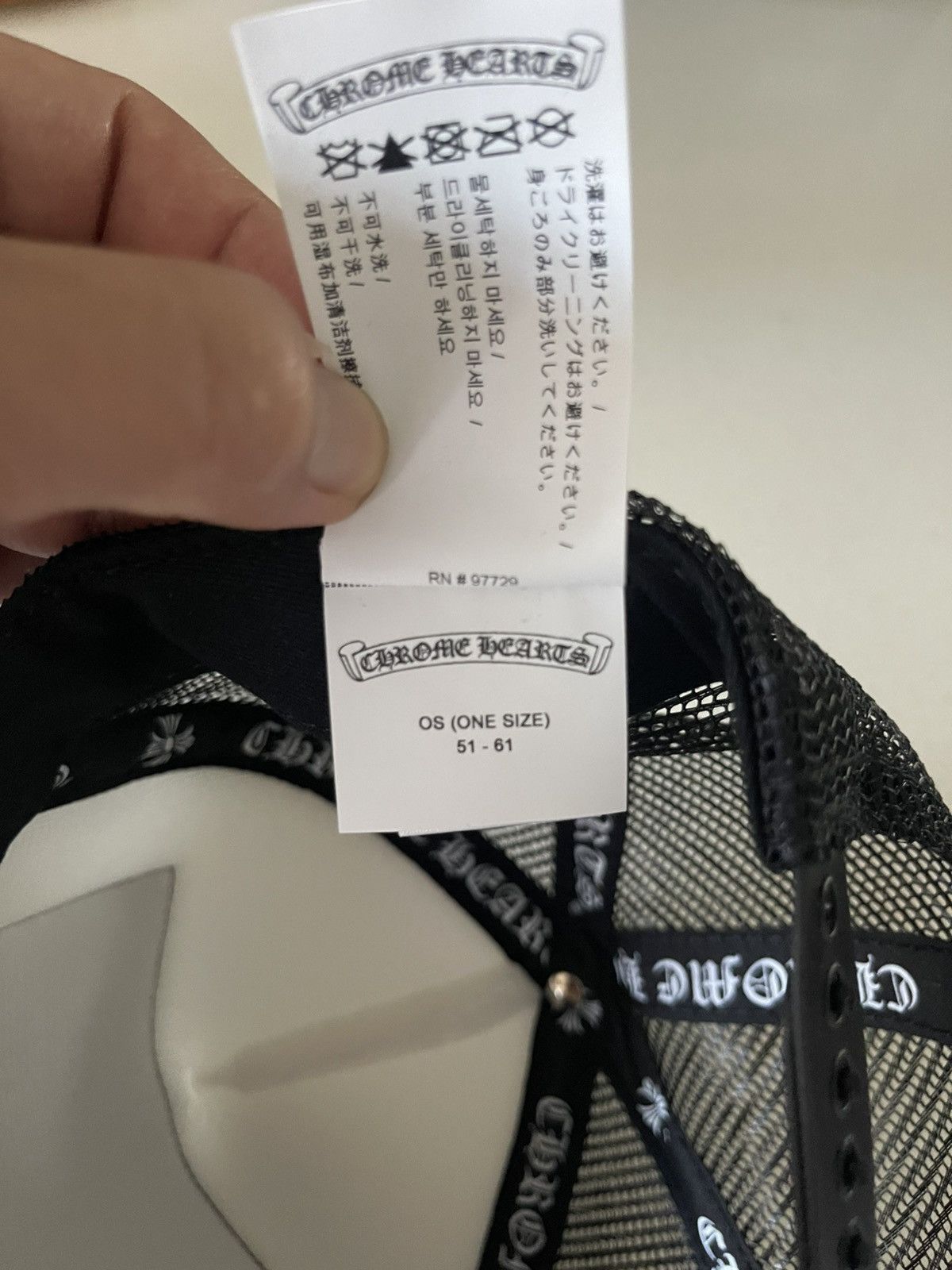 Chrome Hearts Chrome Hearts CH Snapback Trucker Size ONE SIZE - 8 Thumbnail
