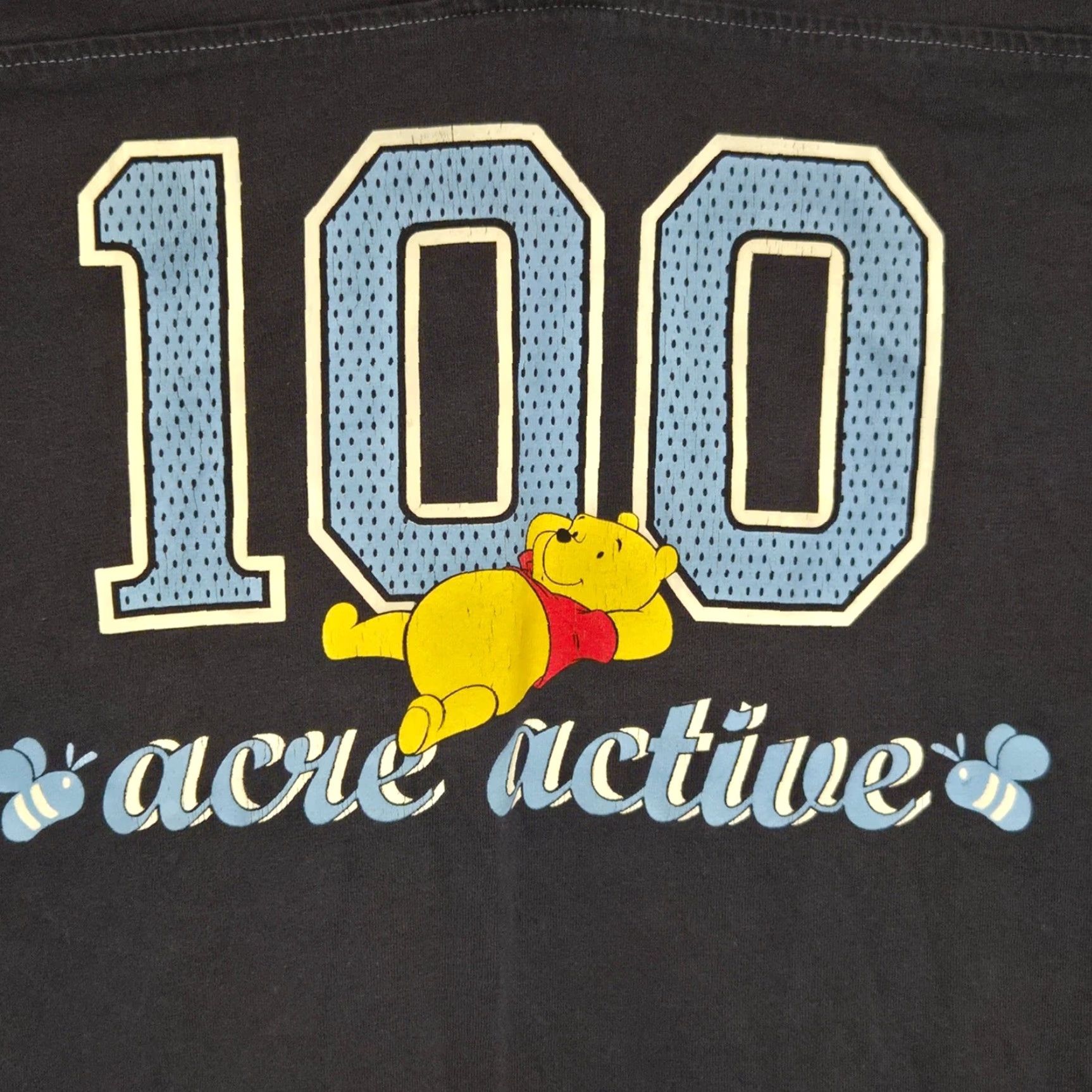 Disney VINTAGE Disney Winnie the Pooh 100 Acre Actives Women’s Large Blue 3/4 sleeves T-Shirt Womens L Blue Pooh Size L / US 10 / IT 46 - 2 Thumbnail