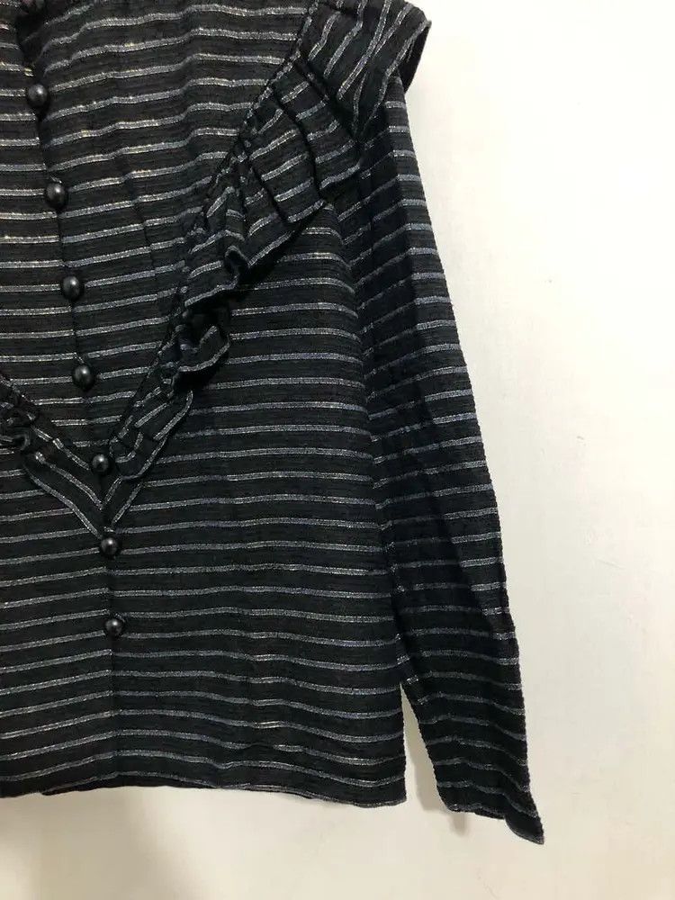 Christian Dior Monsieur Vintage Christian dior stripe long Sleeve blouse Size S / US 4 / IT 40 - 4 Thumbnail