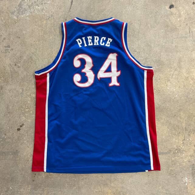 NBA × Nike × Vintage Vintage Nike Kansas Jayhawks Paul Pierce Jersey Size US XXL / EU 58 / 5 - 2 Thumbnail