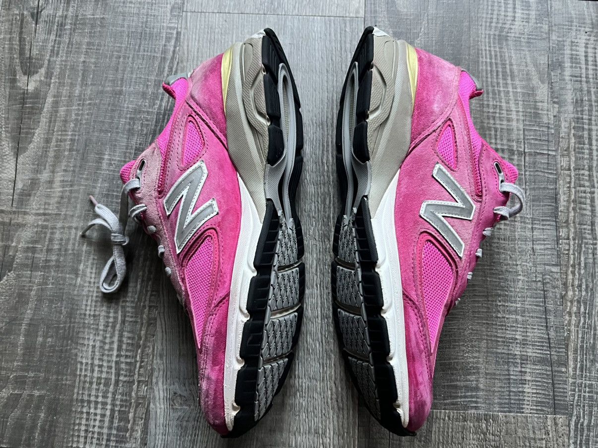 New Balance × Vintage NEW BALANCE • 990V4 "2018 Pink Ribbon" (12M) Size US 12 / EU 45 - 9 Thumbnail