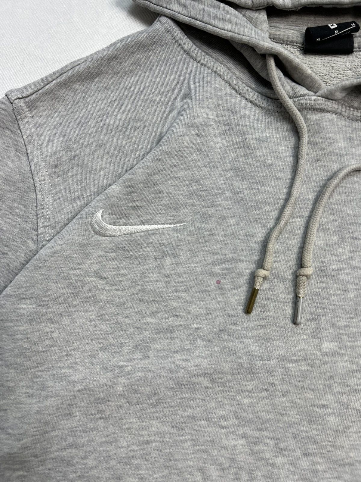Nike Hoodie Nike small logo y2k swoosh grey Size US M / EU 48-50 / 2 - 2 Thumbnail