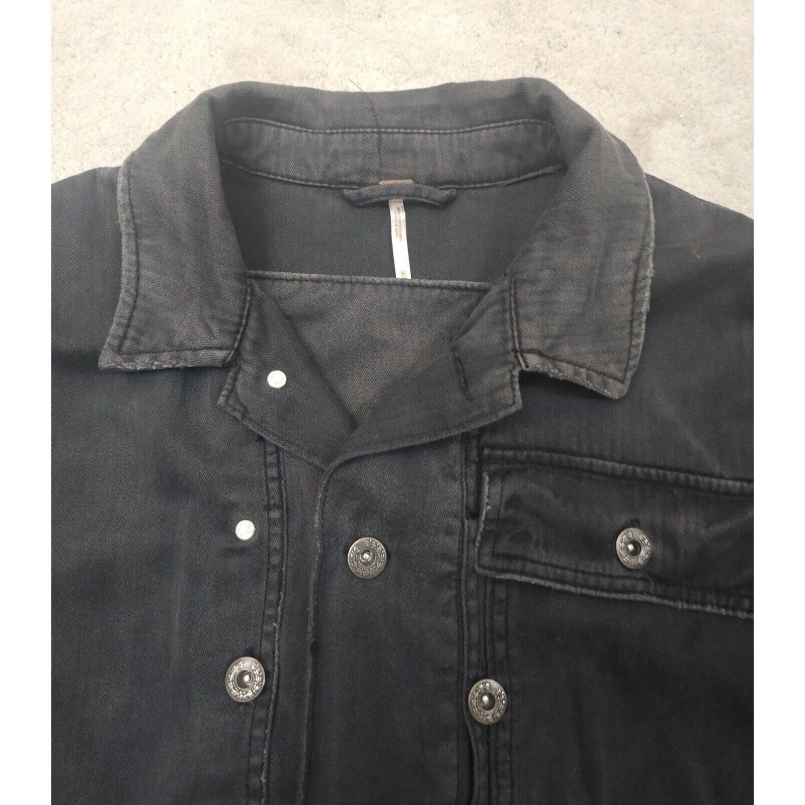 Free People Free People Embellished Military Utilitarian Jacket Eagle Size M / US 6-8 / IT 42-44 - 10 Thumbnail