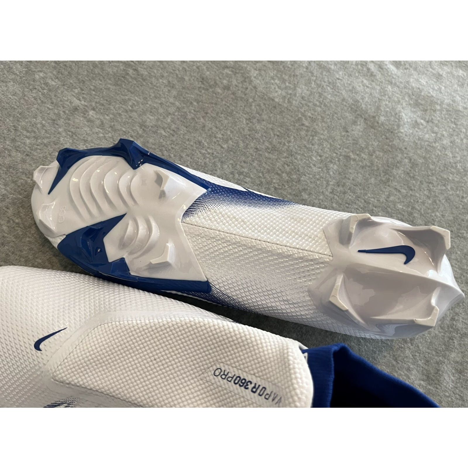 Nike Nike Vapor Edge Pro 360 Football Cleats Mens Size 15 White Royal Blue Ghost Laces Nike Vapor Edge Pro 360 AO8277-101 Brand New Size US 15 / EU 48 - 7 Thumbnail