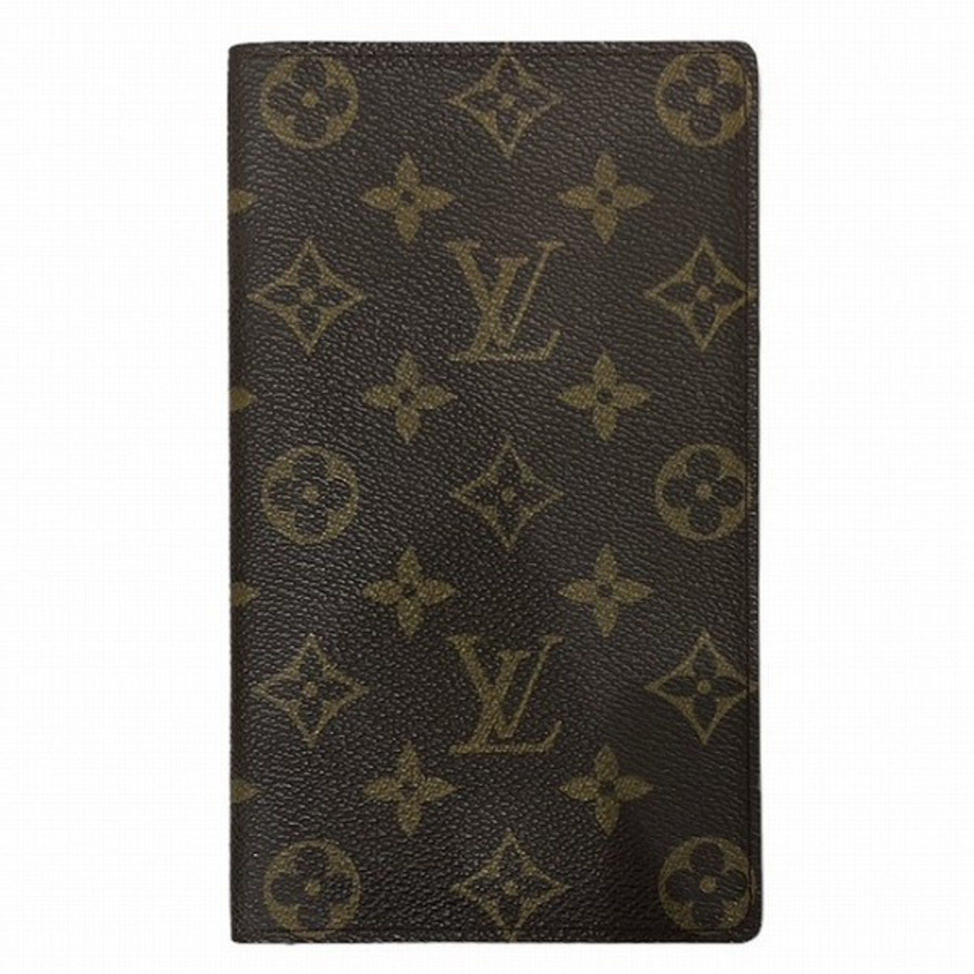 image of Louis Vuitton Monogram Porte Chequier Cult Credit M62225 Wallet Long Men Women in Brown