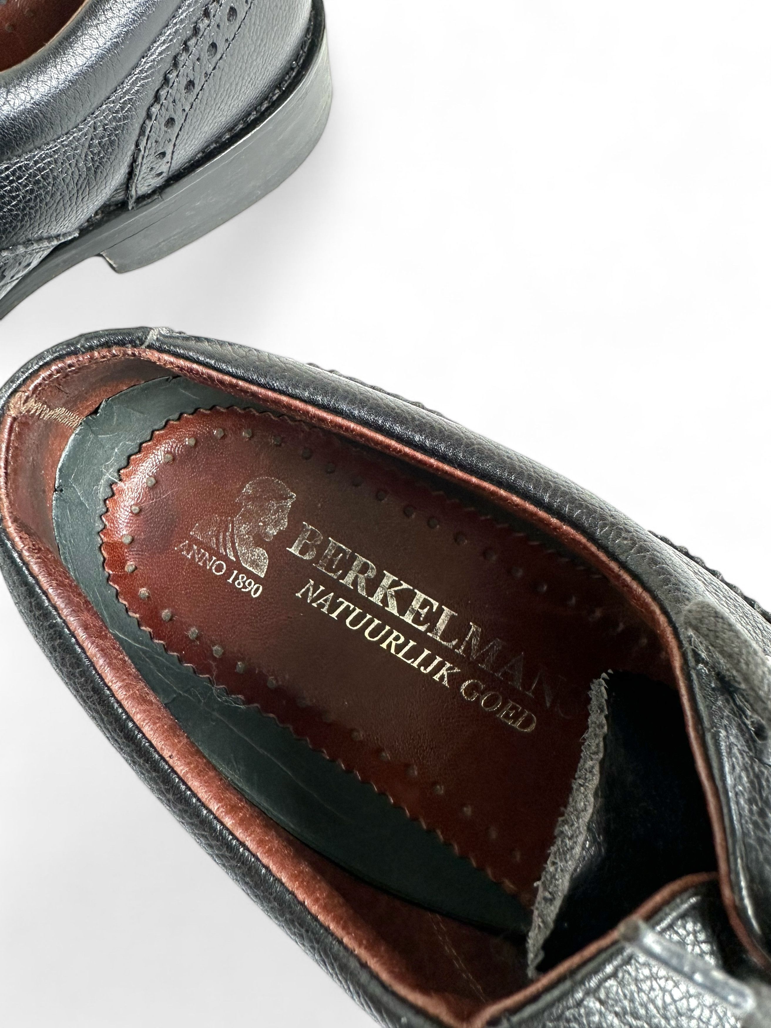 Vintage Vintage Barkelman Black Brogue Shoes Size US 11 / EU 44 - 8 Thumbnail