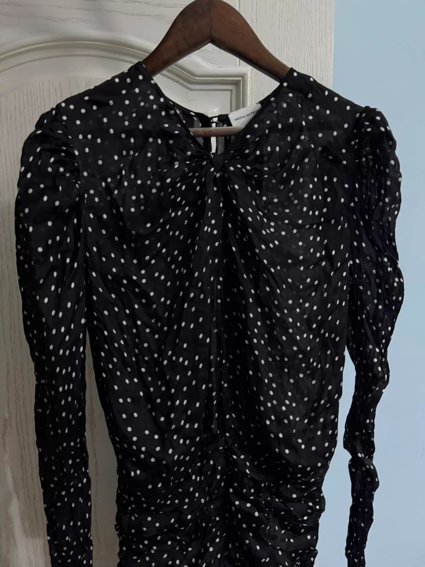 Magda Butrym Magda Butrym Polka Dot Bodycon Dress 95 New Size XS / US 0-2 / IT 36-38 - 2 Thumbnail