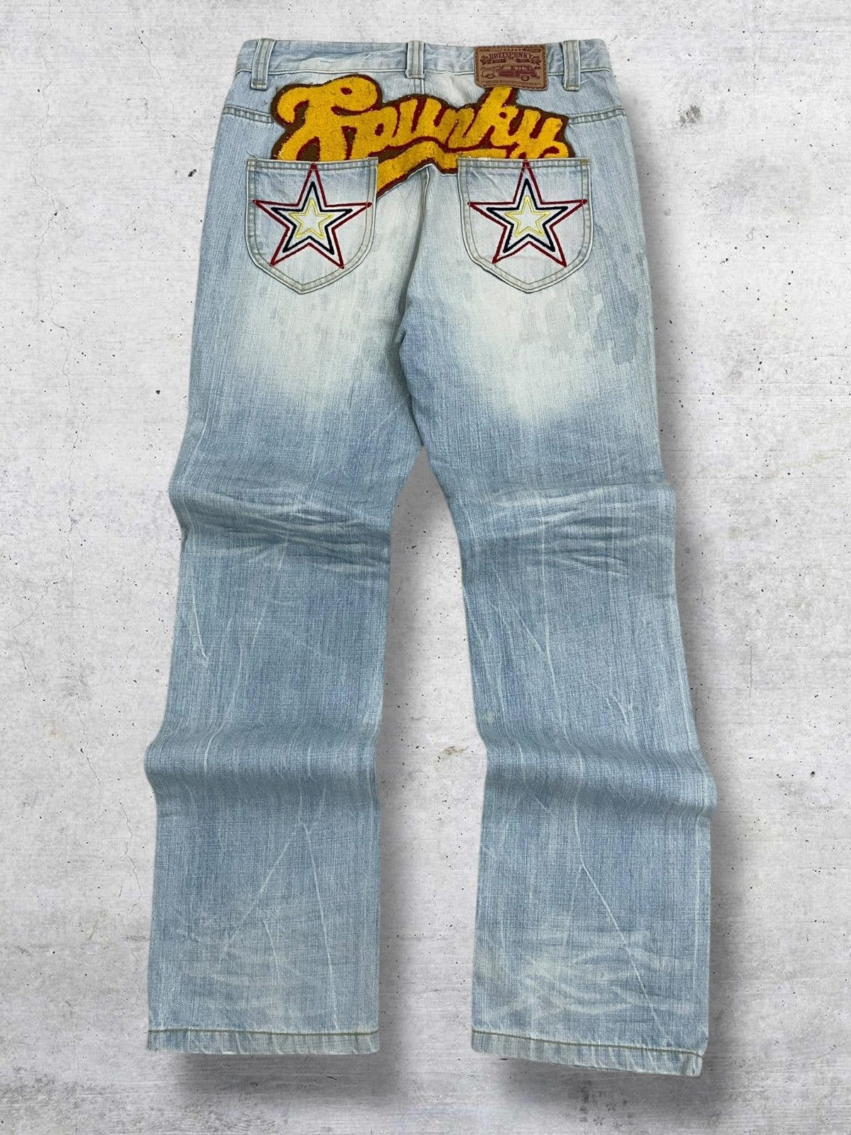 Beauty Beast VINTAGE OG BUZZSPUNKY 90S PUNK SKATE JAPAN RIPPING DENIM Size US 30 / EU 46 - 10 Thumbnail