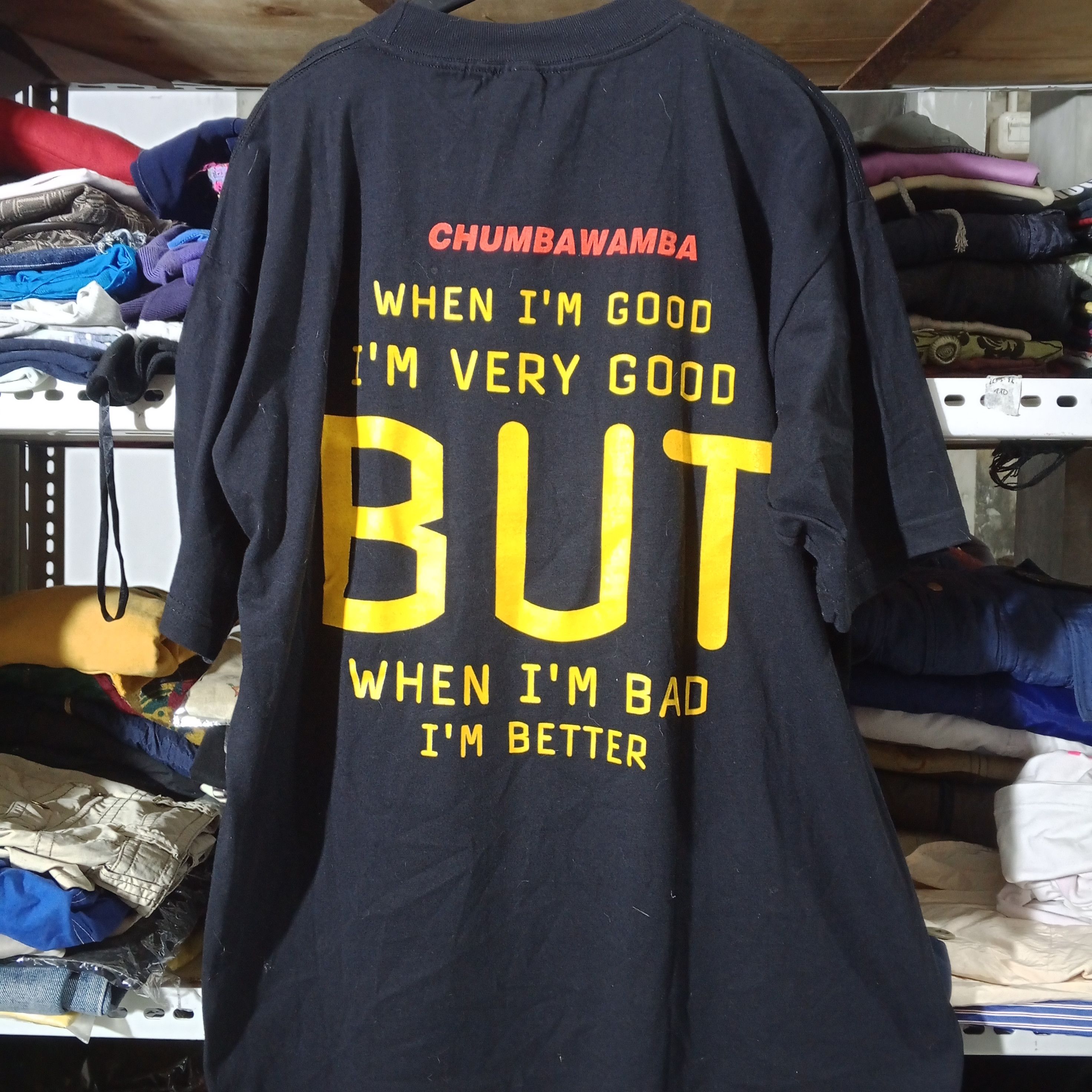 Vintage Vintage 90s Chumbawamba Band Shirt NOS Size US XL / EU 56 / 4 - 4 Thumbnail
