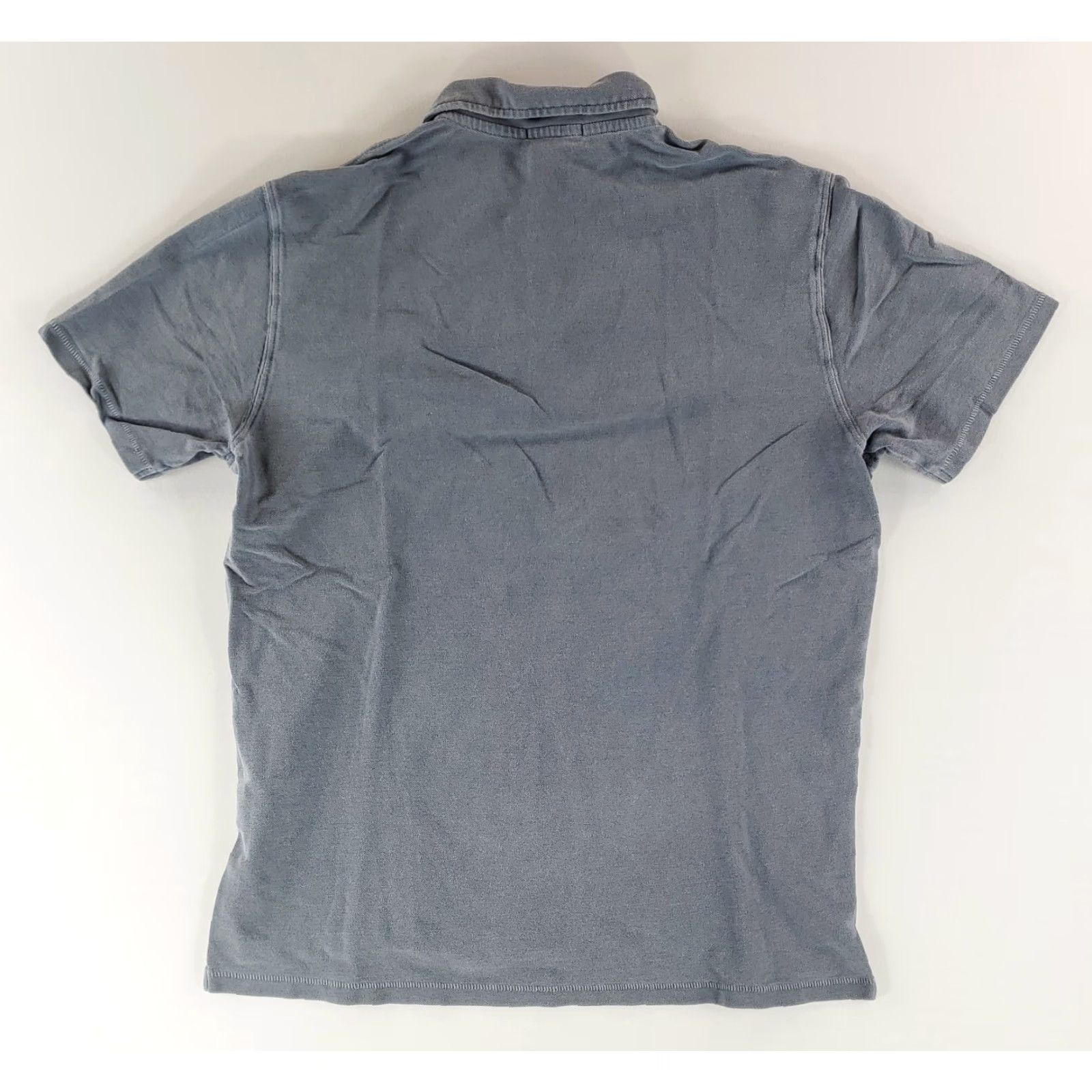Buck Mason Buck Mason Polo Shirt Made USA Pique Short Sleeve Blue Mens M Size US M / EU 48-50 / 2 - 4 Thumbnail