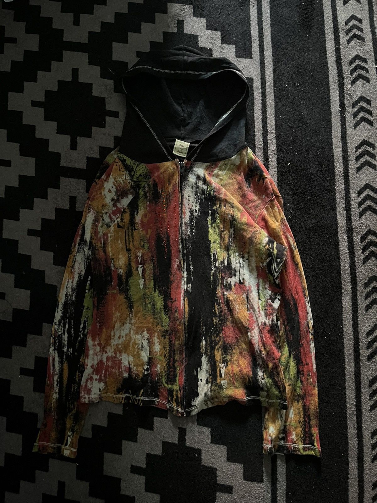 Hysteric Glamour Jess and jane tie dye glitter ifsixwasnine style hoodie Size US M / EU 48-50 / 2 - 1 Thumbnail