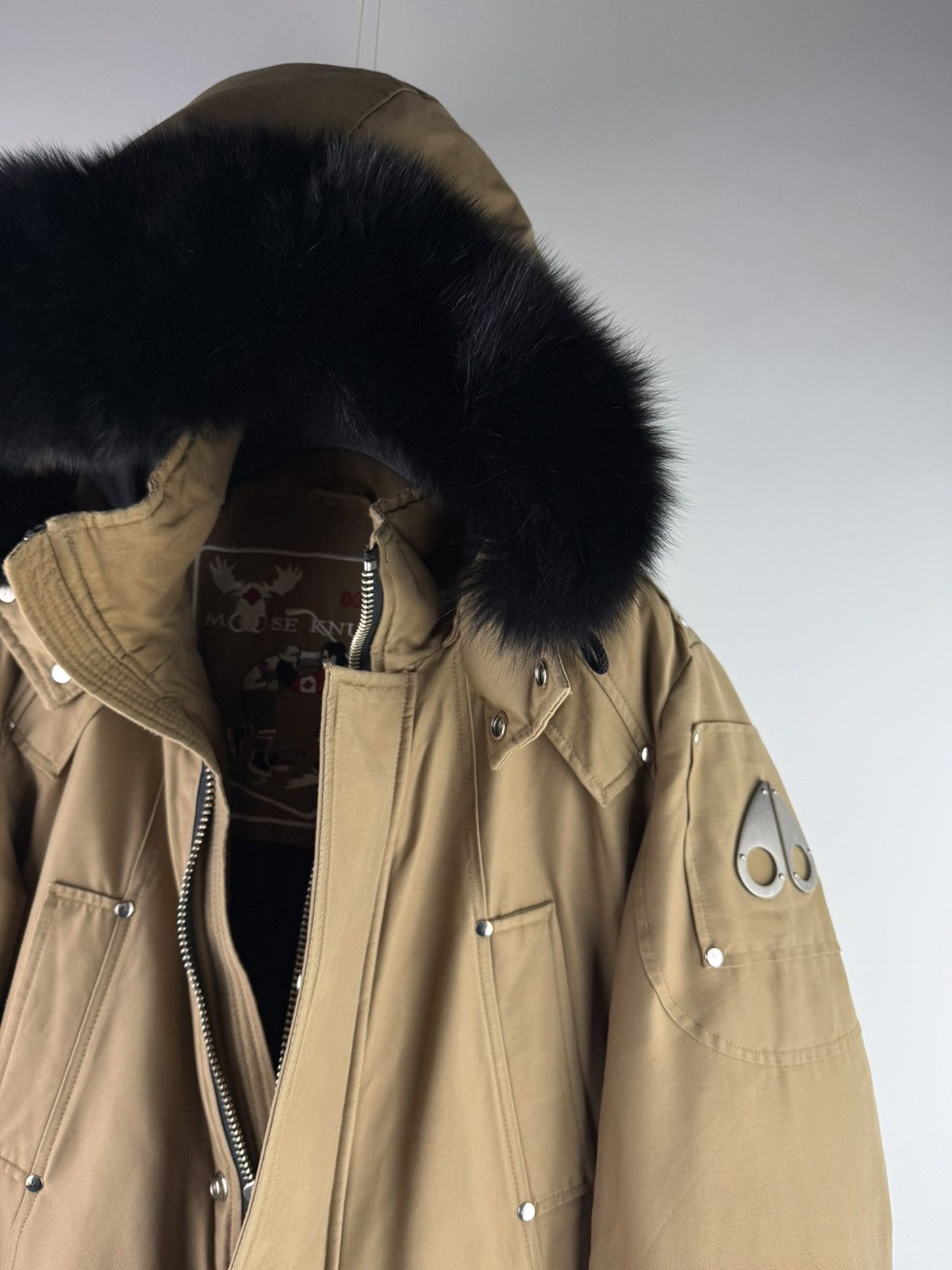 Moose Knuckles Moose Knuckles Down Fill Stirling Parka Beige Size US M / EU 48-50 / 2 - 2 Thumbnail