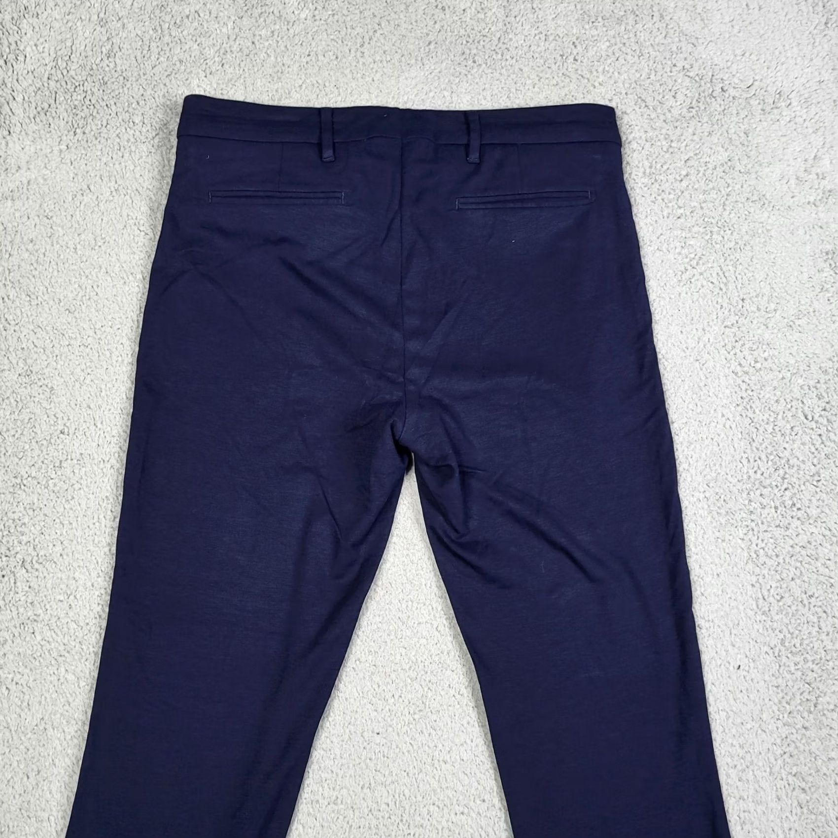 Neiman Marcus VINTAGE NEIMAN MARCUS Men's Navy Blue Dress Pants 32 Size US 32 / EU 48 - 4 Thumbnail