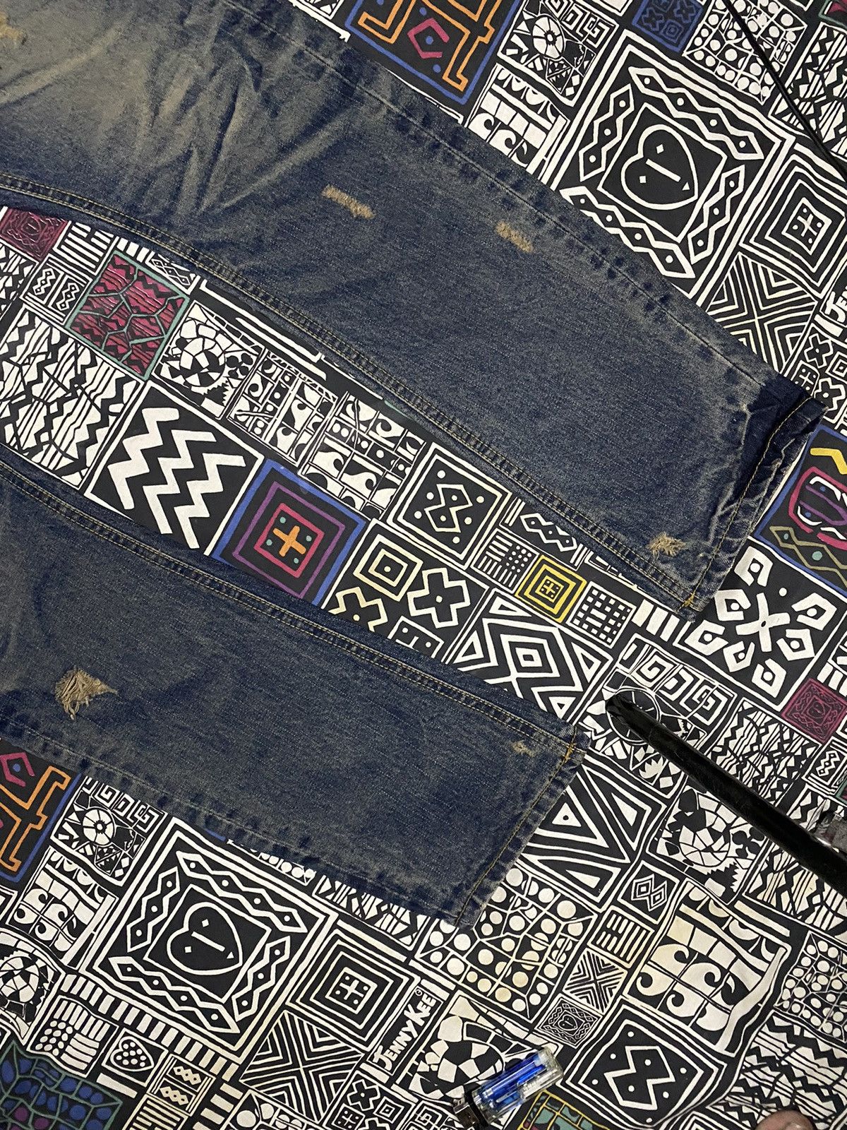 14th Addiction × If Six Was Nine × Japanese Brand Mad Punk Disteressed Key Style undercover Pants Size US 33 - 3 Thumbnail