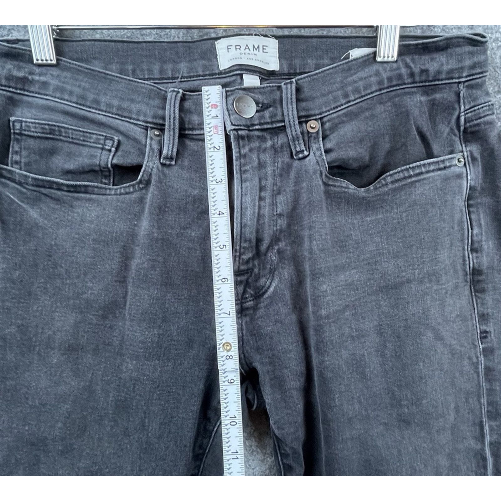 Frame Frame Denim Jeans Mens 31 Fade To Grey L'Homme Skinny Size US 31 - 5 Thumbnail