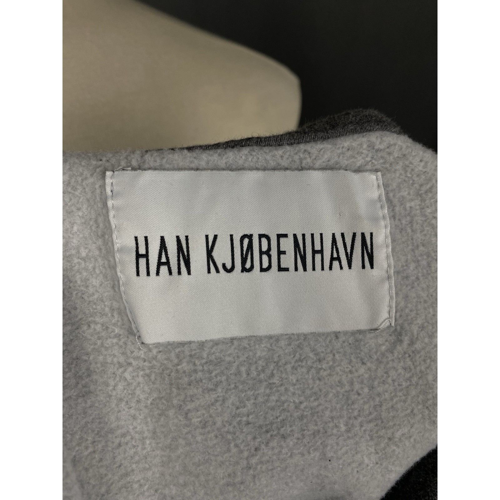 Han Kjobenhavn Han Kjobenhavn Big Logo Men's Gray Distressed Oversized Hood Size US XL / EU 56 / 4 - 11 Thumbnail