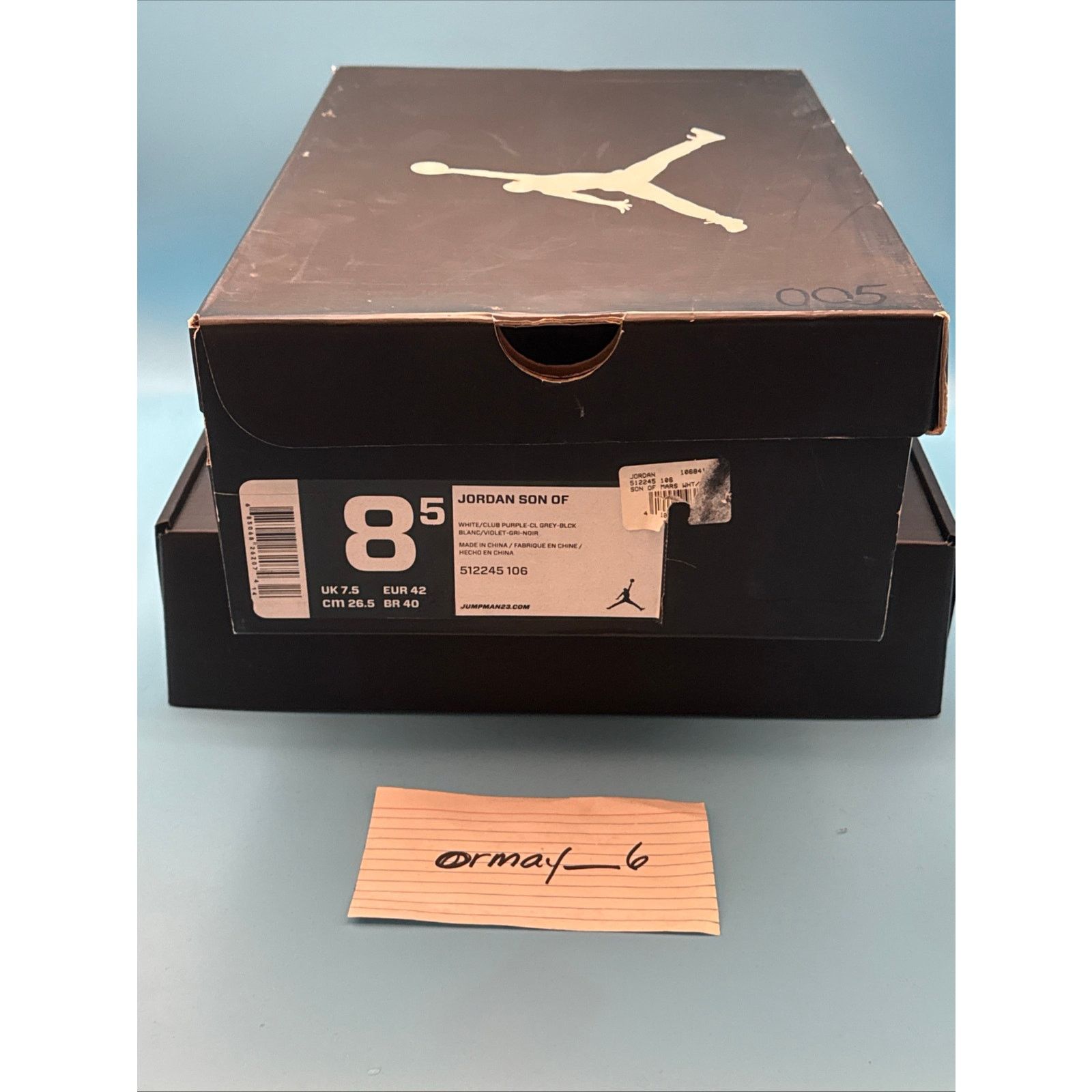 Jordan Brand Jordan Son of Mars 2011 Club Purple m8.5 w10 Size US 8.5 / EU 41-42 - 8 Thumbnail