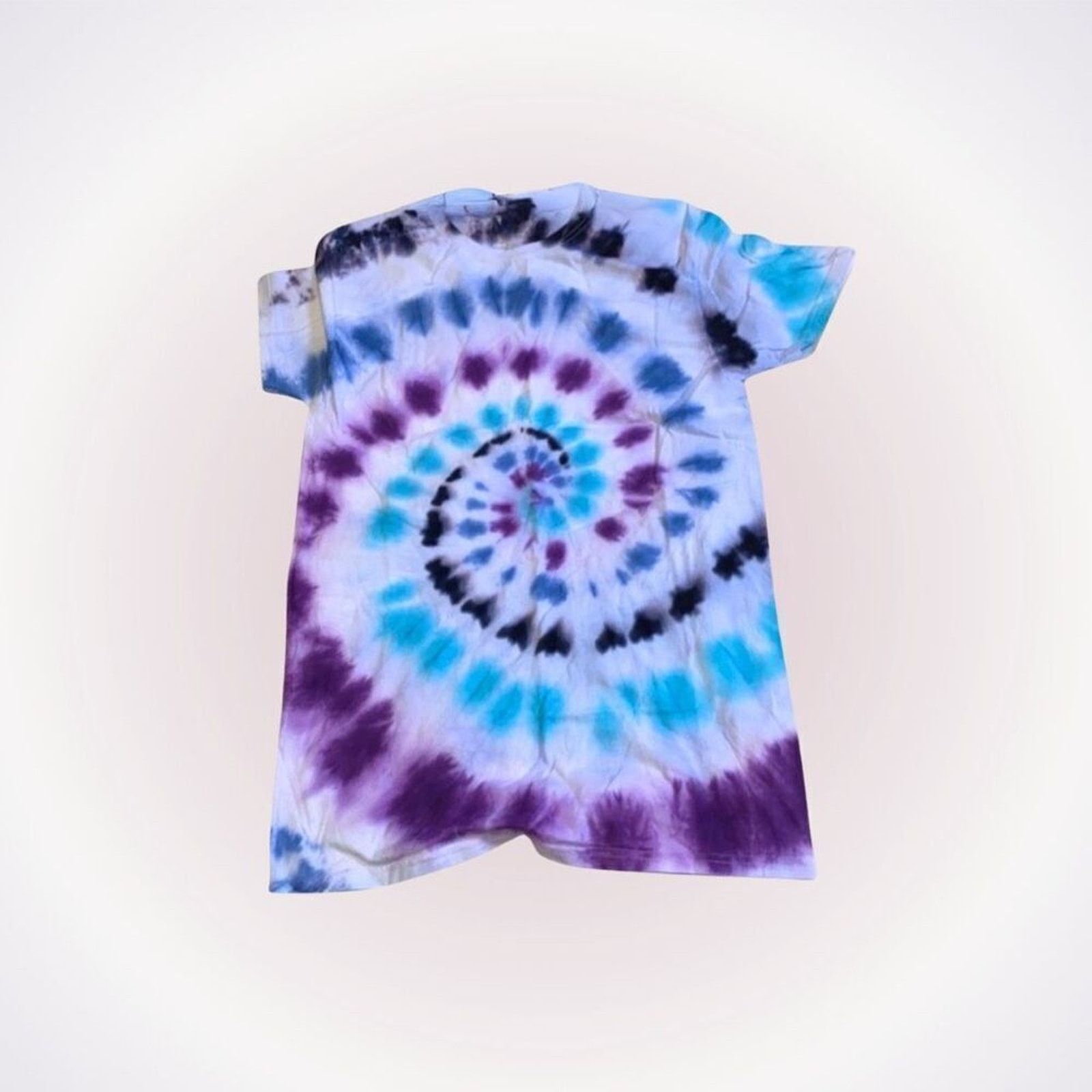 Fruit Of The Loom Dyes by MacKay Spiral Crewneck Tie-Dye T-Shirt | Sz S Size US S / EU 44-46 / 1 - 1 Thumbnail
