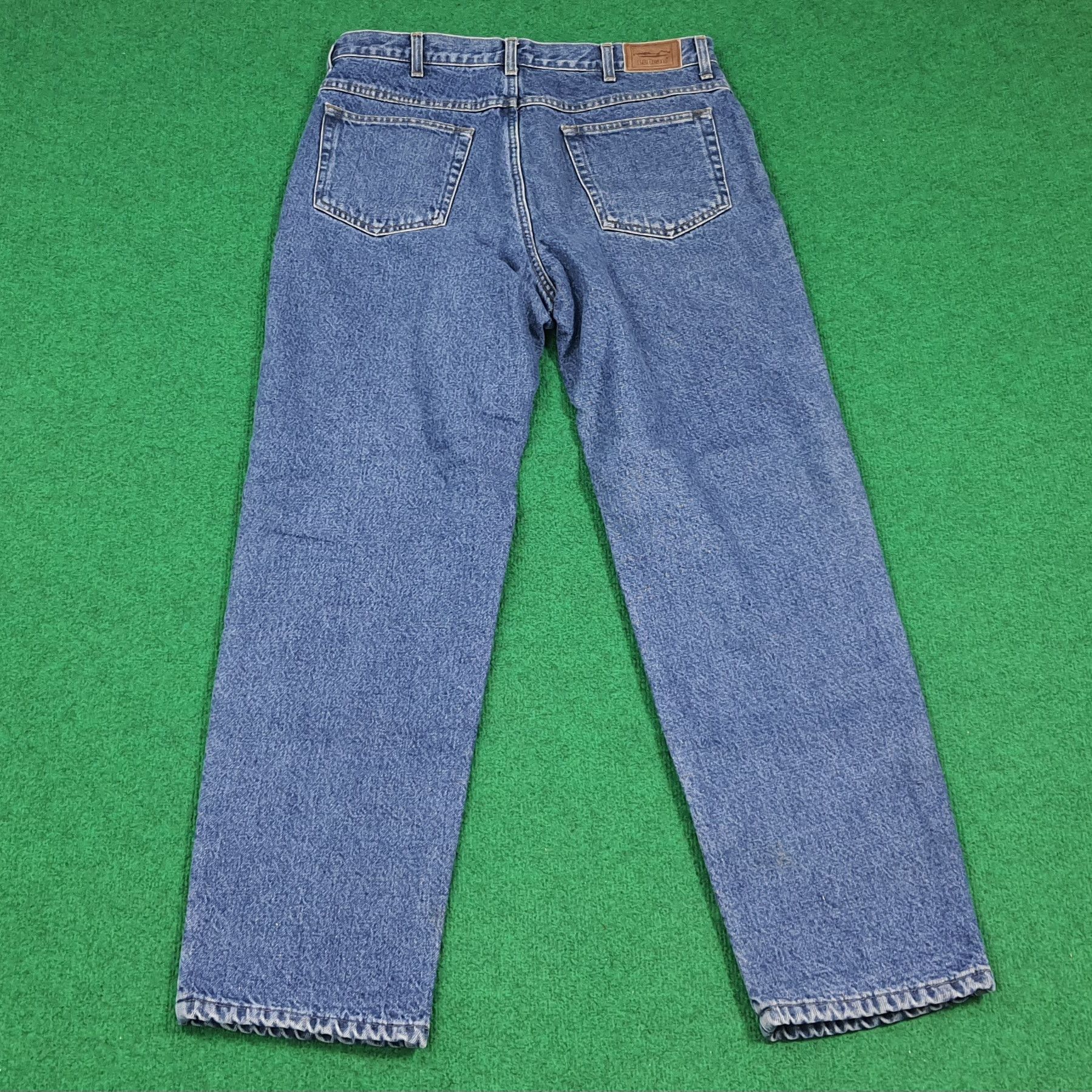 L.L. Bean Vintage L.L. Bean Classic Fleece Lines Jeans C280N1 Size US 33 - 3 Thumbnail