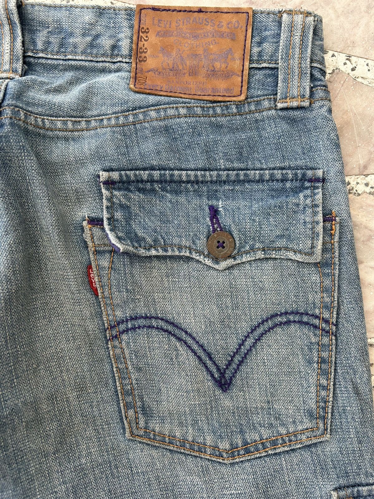 Levi's Levis Cargo 708 Vintage Denim Size US 30 / EU 46 - 13 Thumbnail