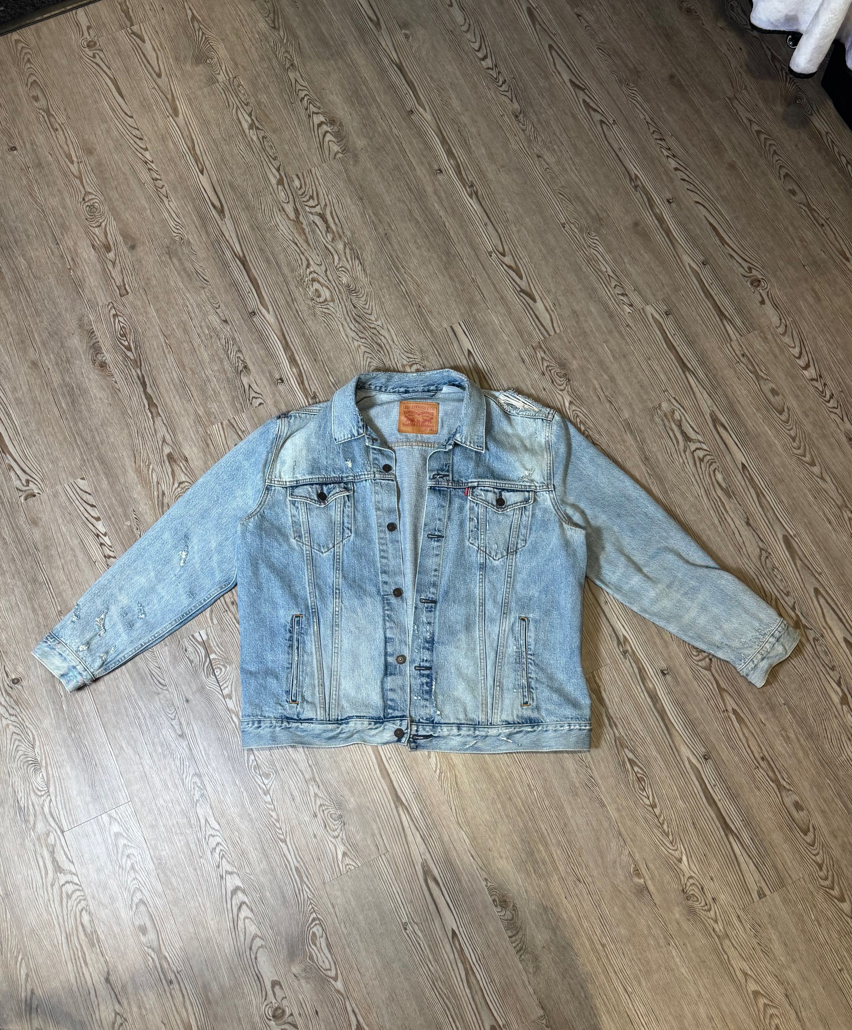 Levi's Levi & Strauss Vintage Denim Jacket Size US M / EU 48-50 / 2 - 1 Thumbnail